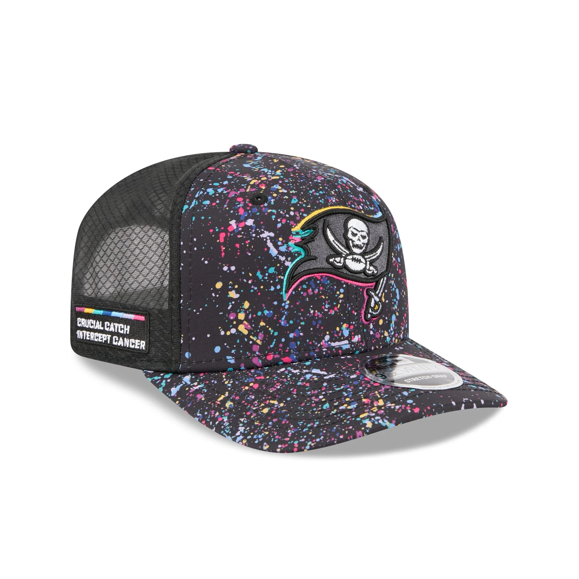 Tampa Bay Buccaneers 2025 Crucial Catch 9SEVENTY Trucker Hat