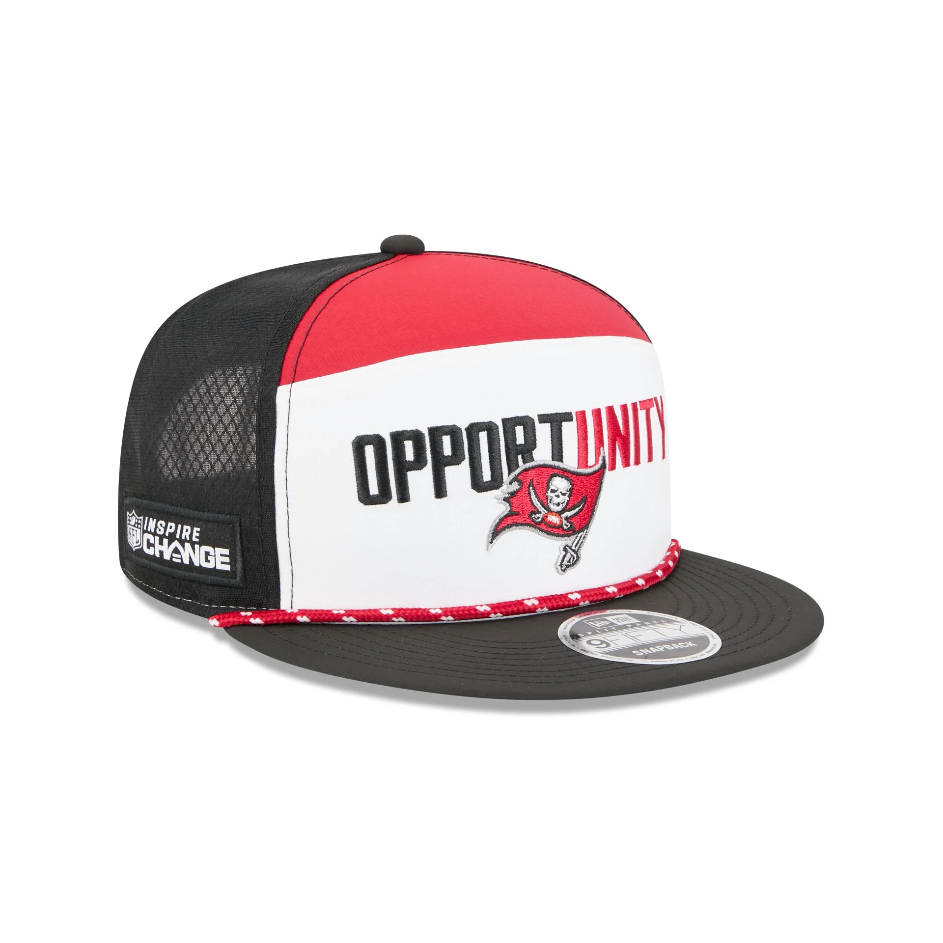 Tampa Bay Buccaneers 2025 Inspire Change Split Panel 9FIFTY Snapback Hat - Image 3