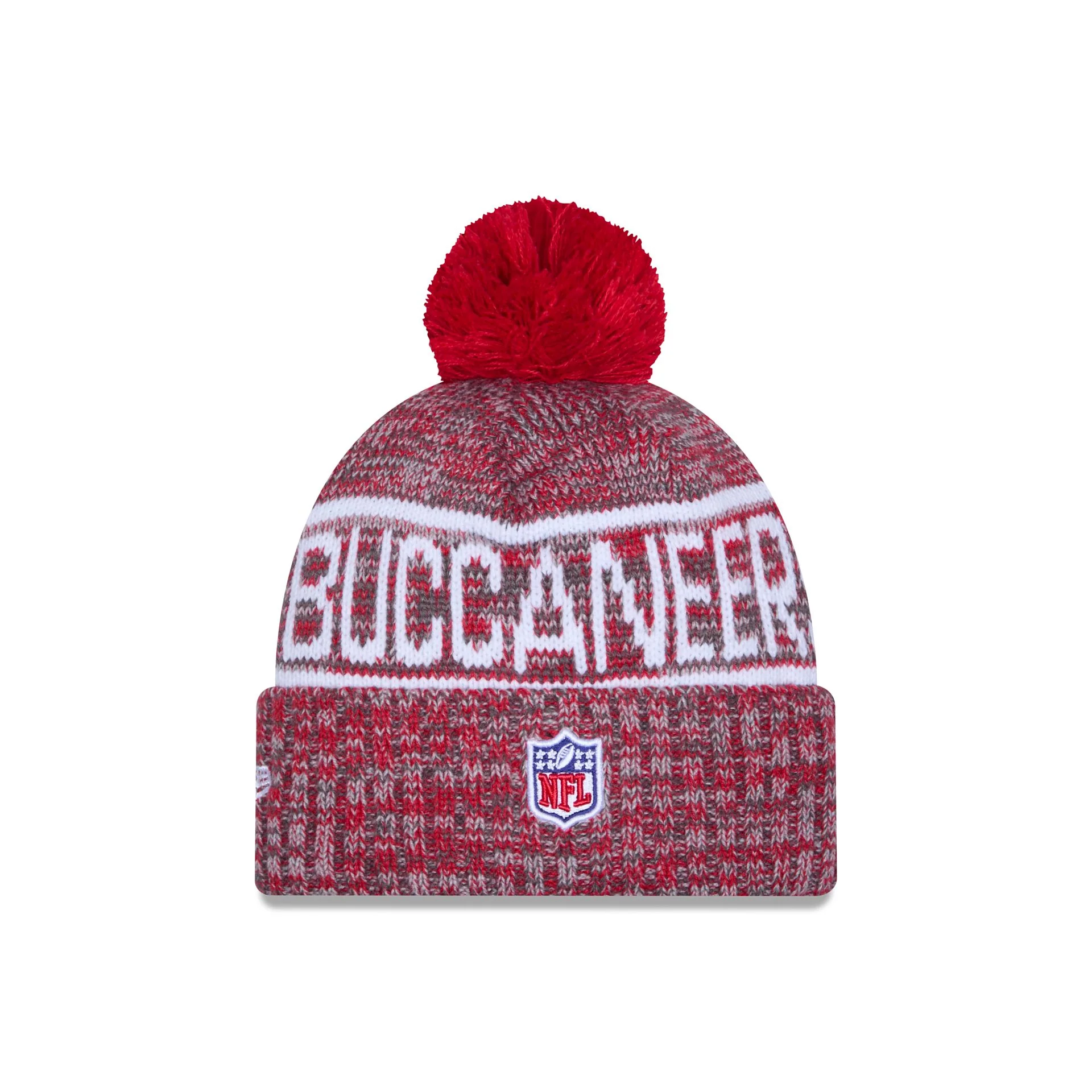 Tampa Bay Buccaneers 2025 Sideline Cold Weather Pom Knit Hat - Image 3