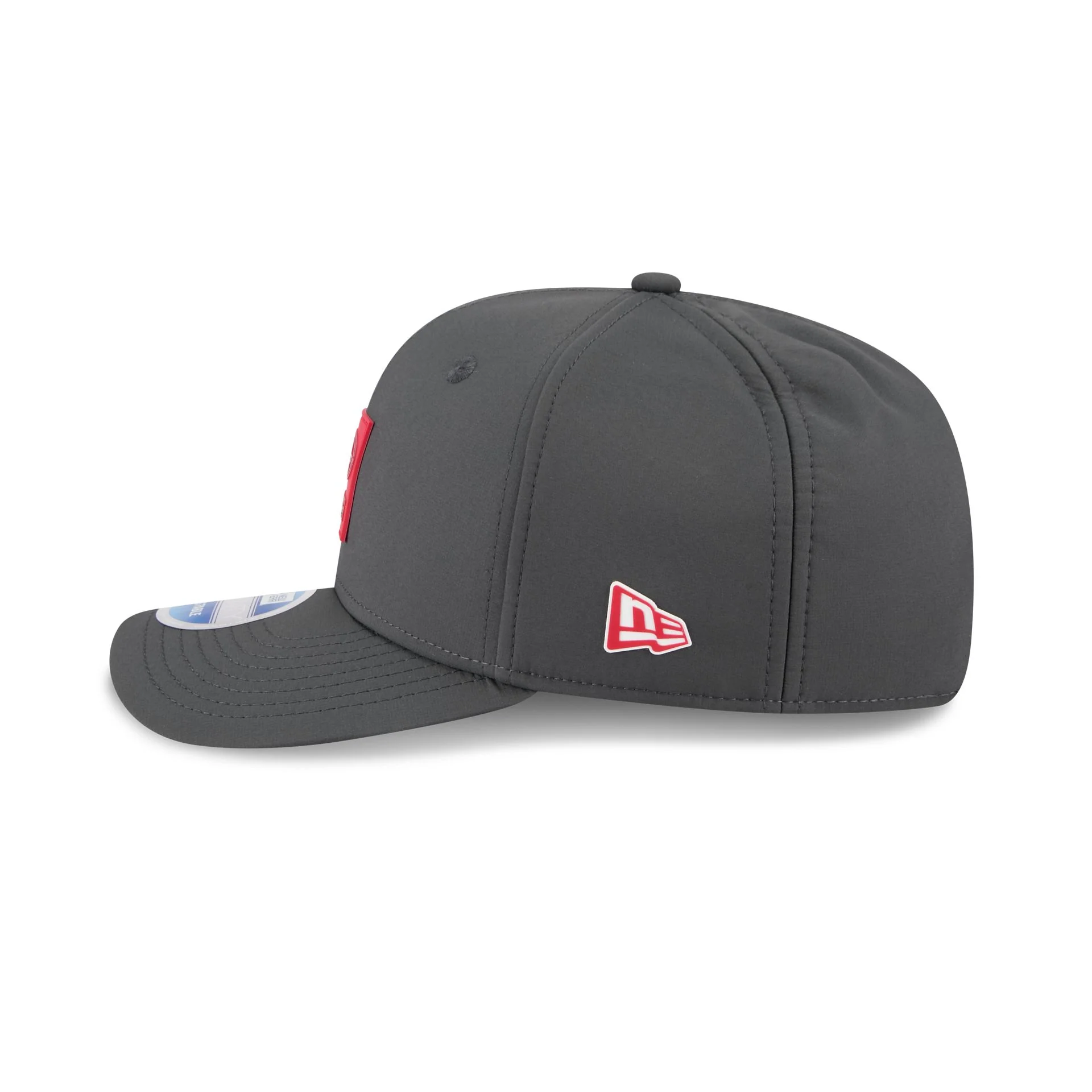 Tampa Bay Buccaneers 2025 Sideline Cold Weather Steel Clouds 9SEVENTY Stretch-Snap Hat - Image 4