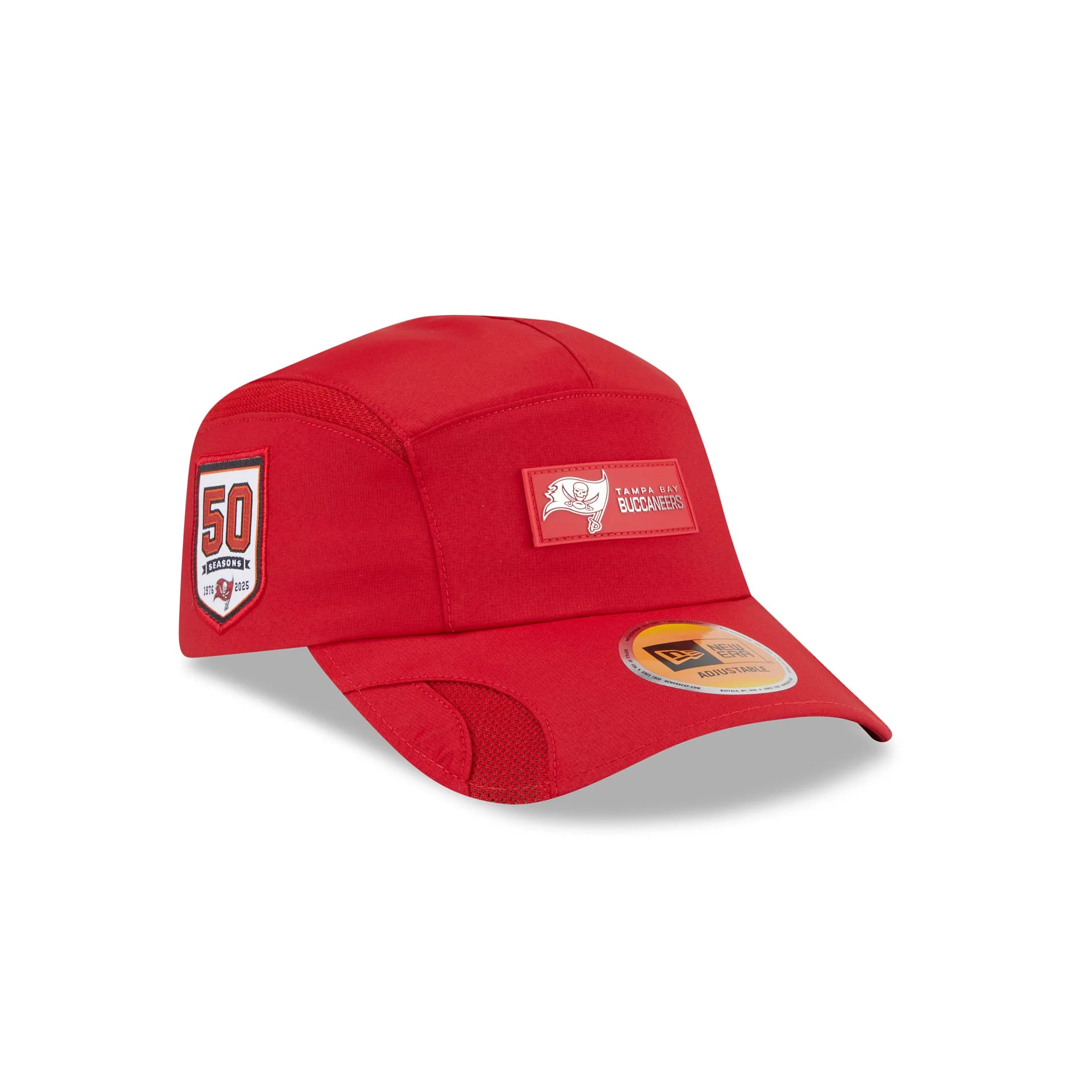 Tampa Bay Buccaneers 2025 Sideline Hot Weather Runner Adjustable Hat - Image 3