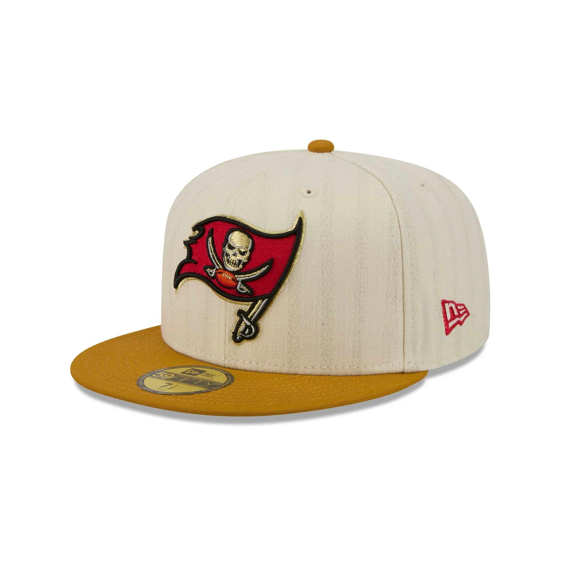 Tampa Bay Buccaneers Chrome Herringbone 59FIFTY Fitted Hat - Image 3