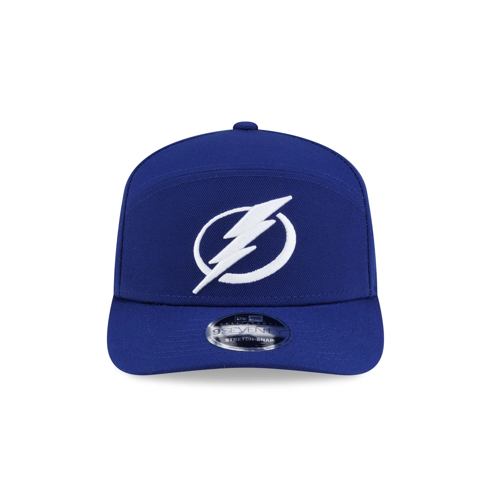 Tampa Bay Lightning Poly Split Panel 9SEVENTY Stretch-Snap Hat - Image 2