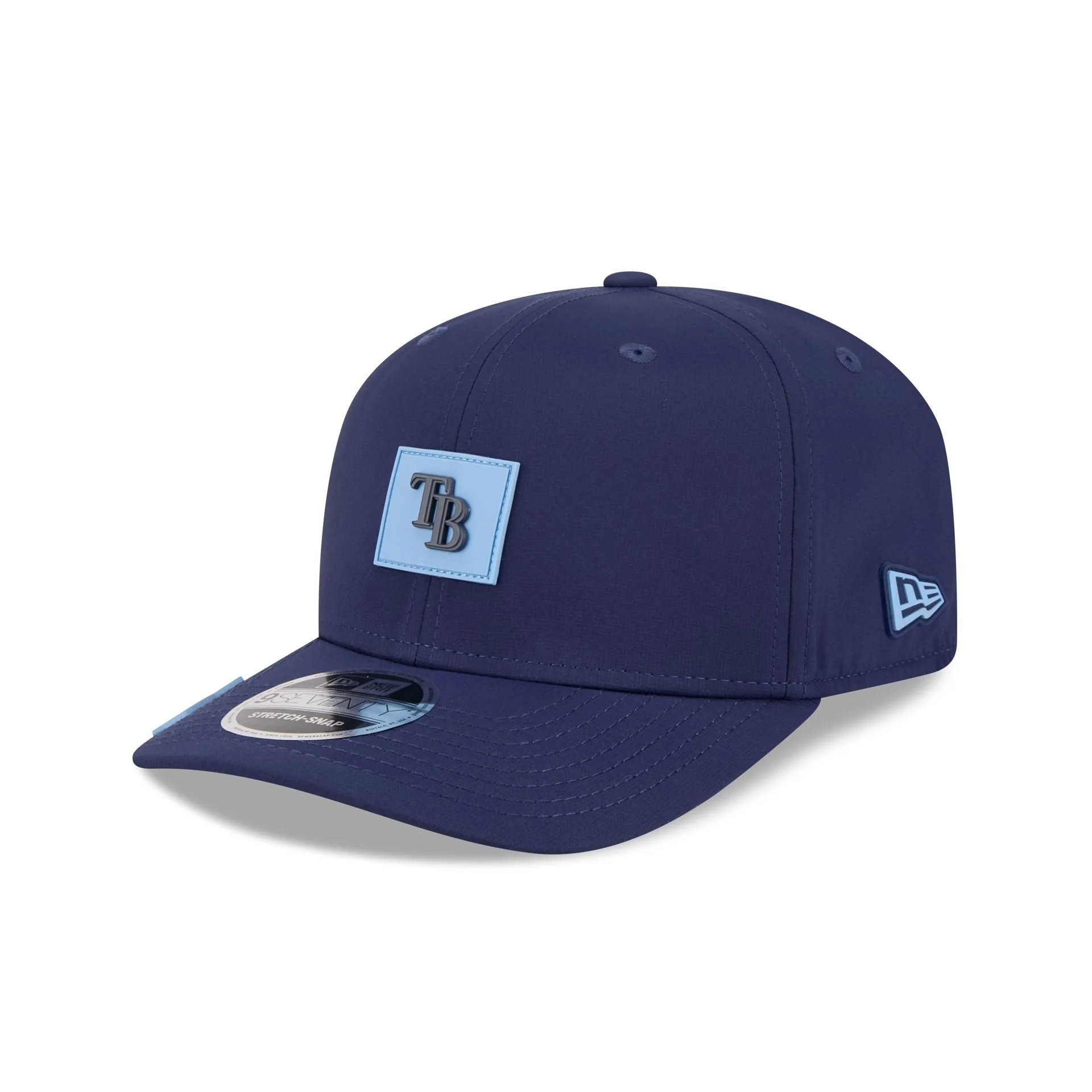 Tampa Bay Rays 2026 Clubhouse 9SEVENTY Stretch-Snap Hat - Image 3