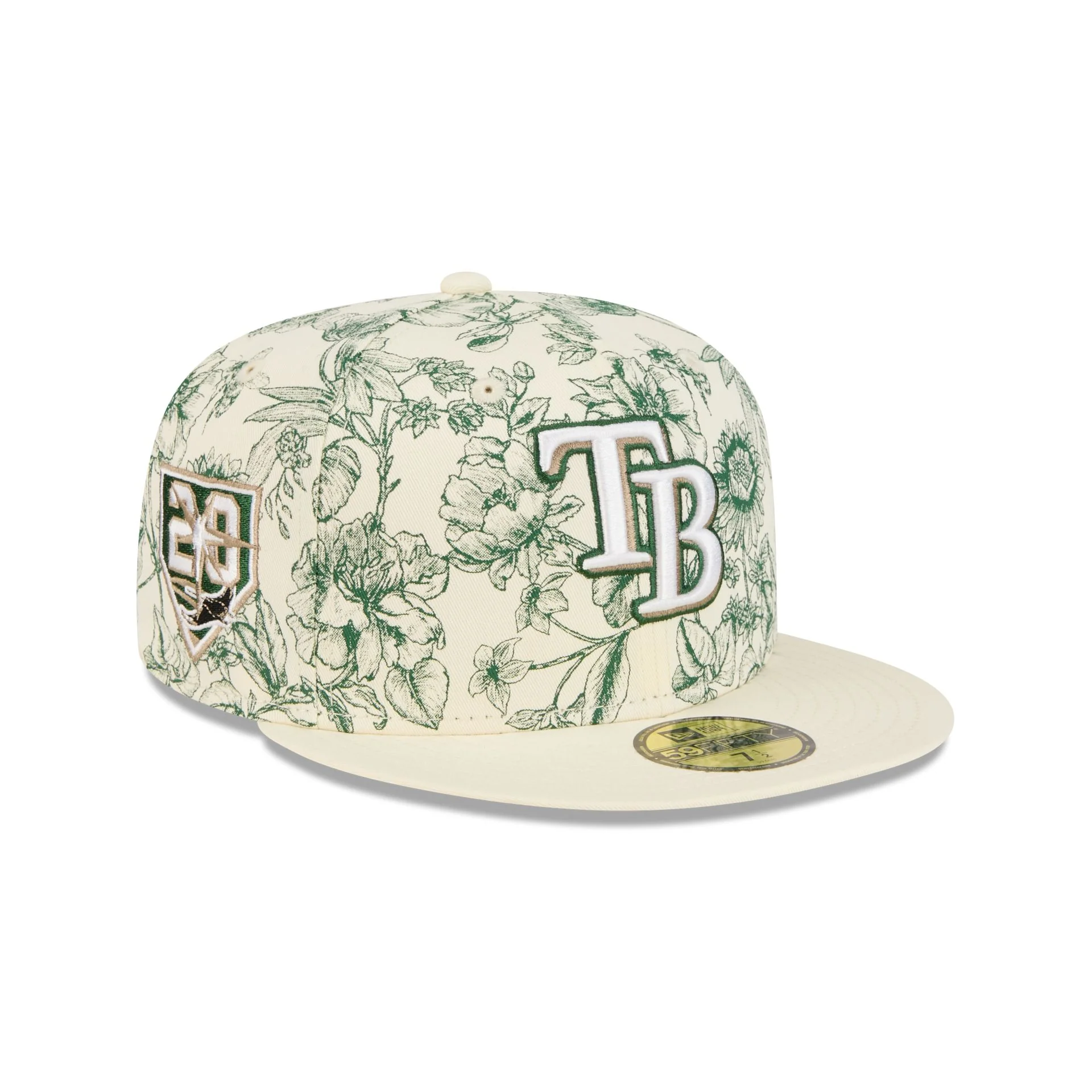 Tampa Bay Rays Spring Floral 59FIFTY Fitted Hat