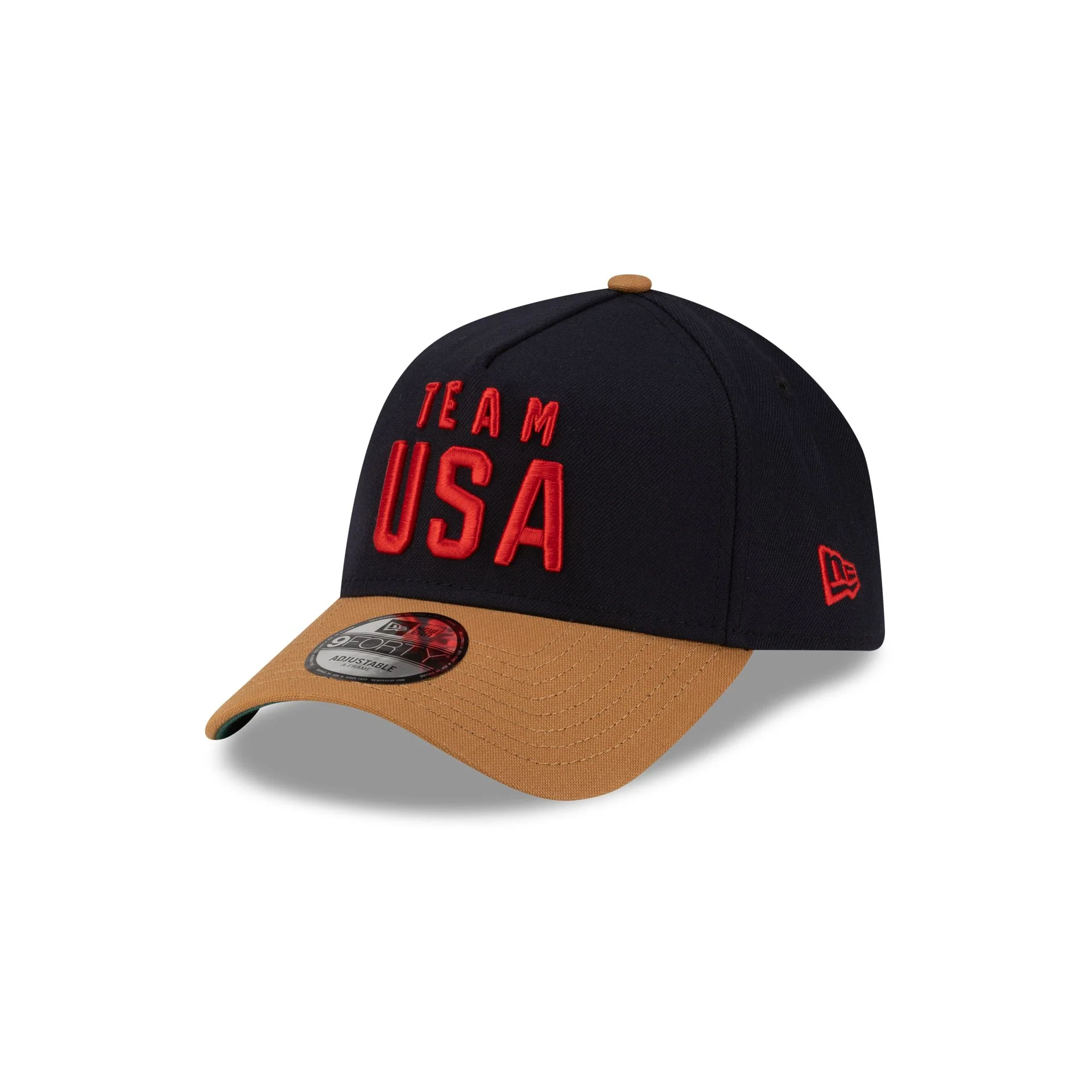 Team USA Alpine Skiing 9FORTY A-Frame Snapback Hat - Image 3
