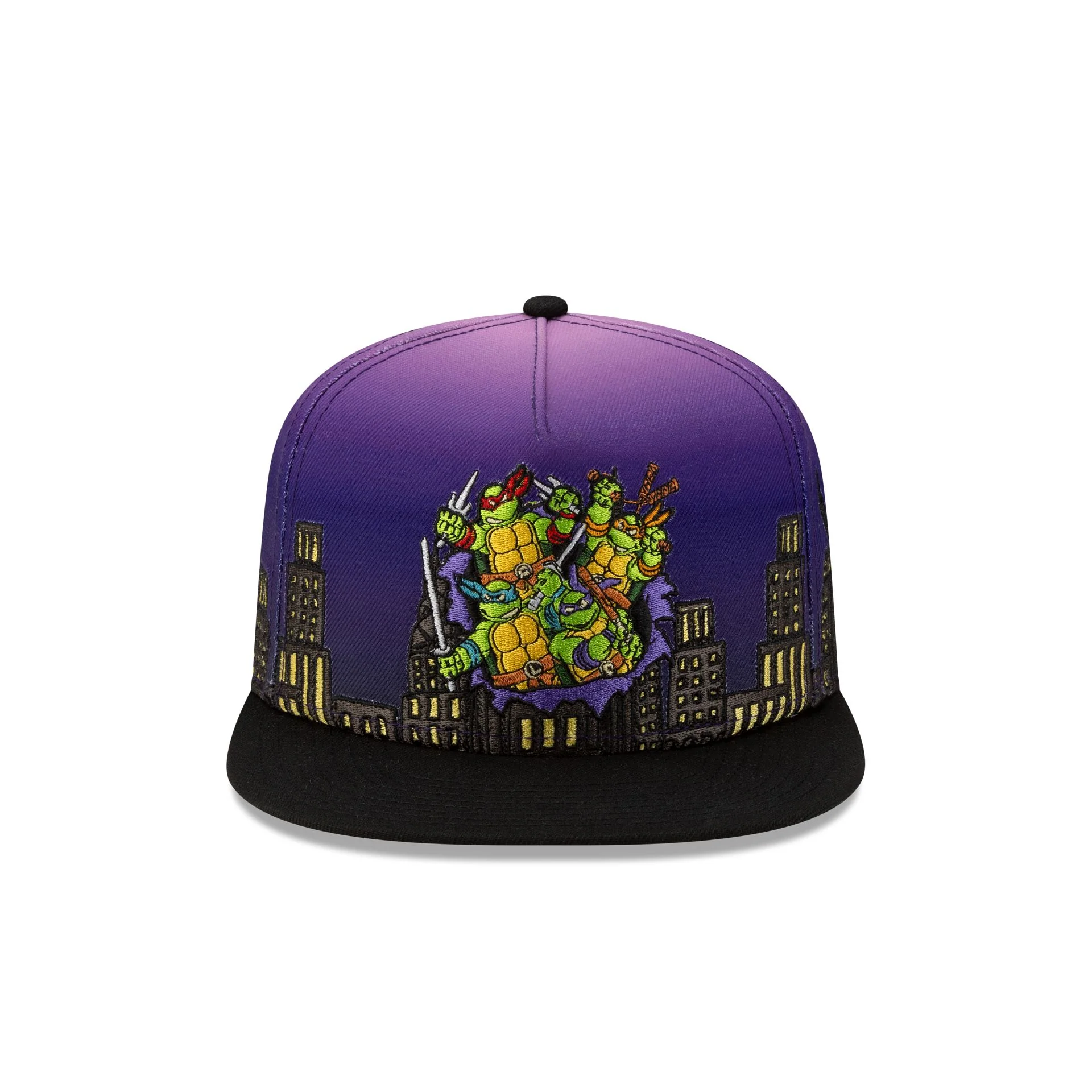 Teenage Mutant Ninja Turtles Night Cityscape 59FIFTY A-Frame Fitted Hat - Image 2