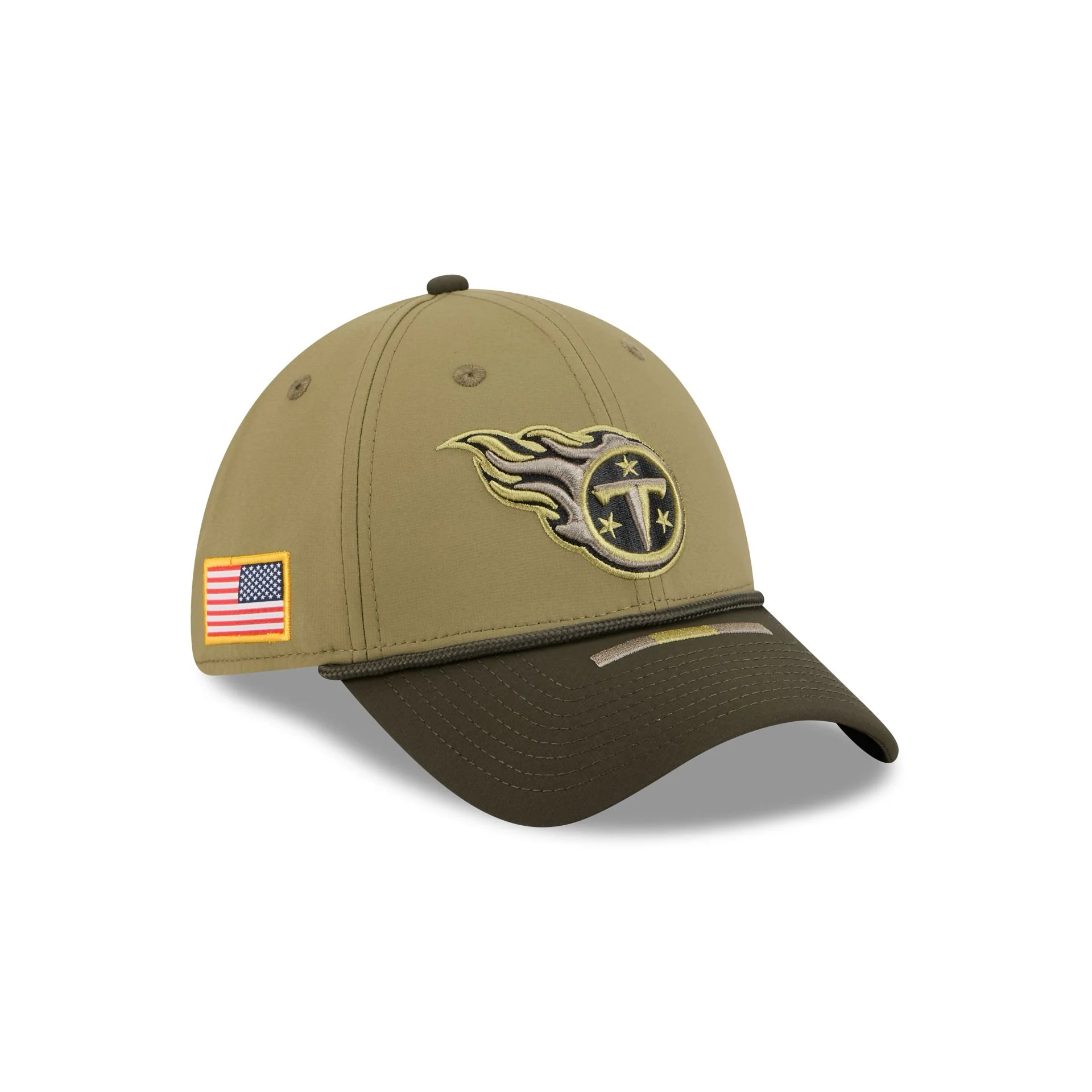 Tennessee Titans 2025 Salute to Service 39THIRTY Stretch Fit Hat