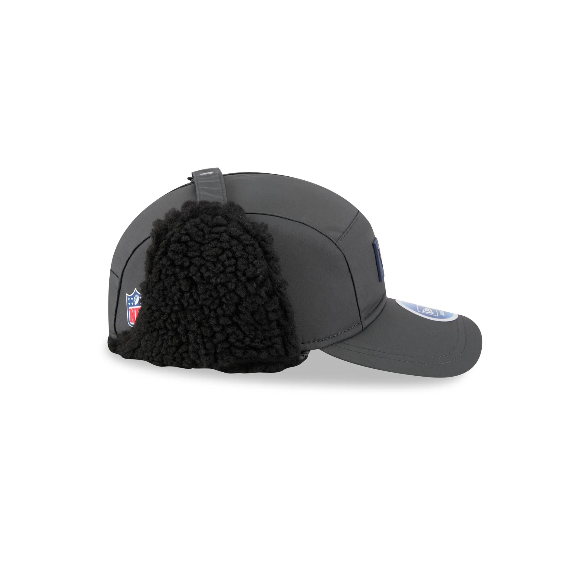 Tennessee Titans 2025 Sideline Cold Weather Steel Clouds Runner Dogear Adjustable Hat - Image 5