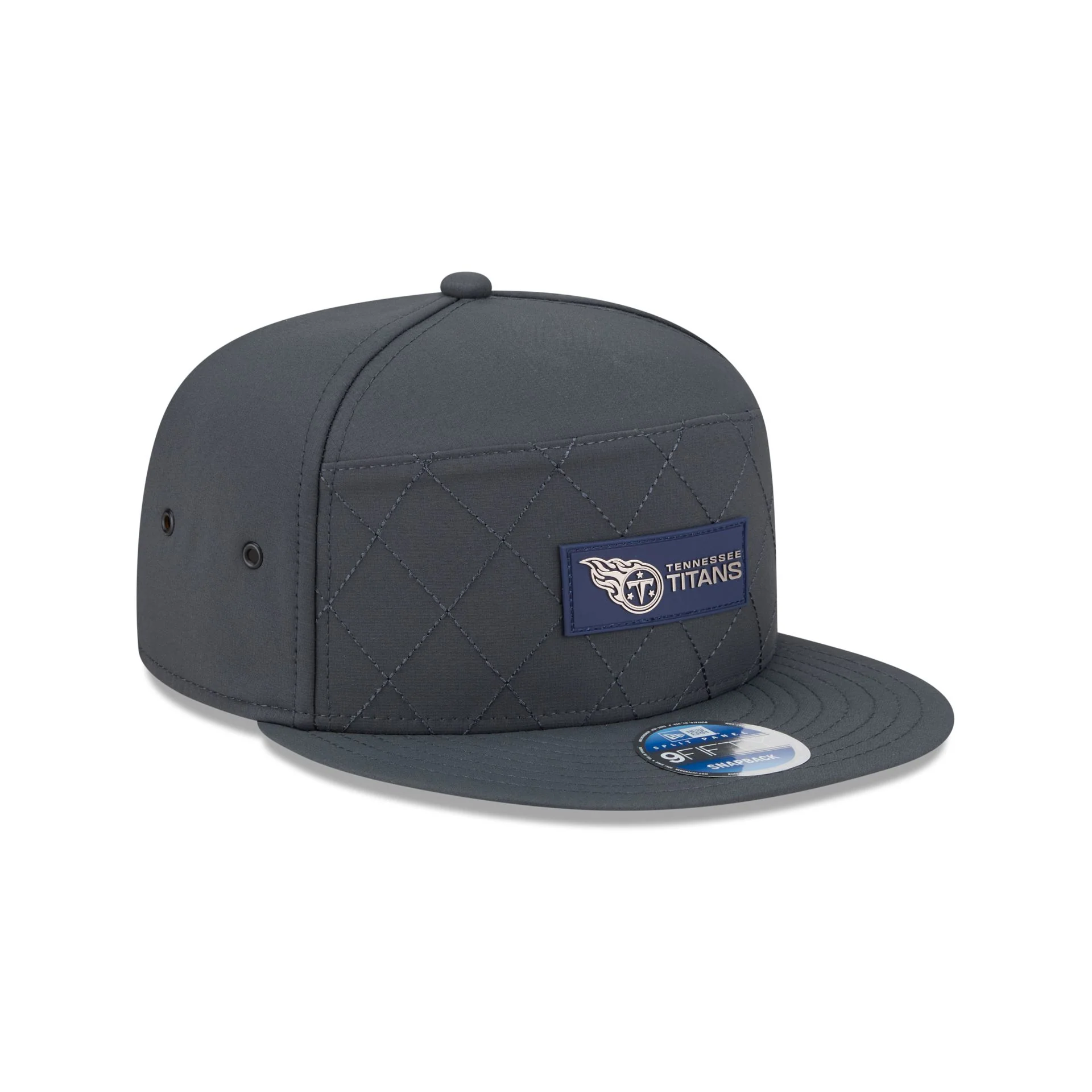Tennessee Titans 2025 Sideline Cold Weather Steel Clouds Split Panel 9FIFTY Snapback Hat - Image 3