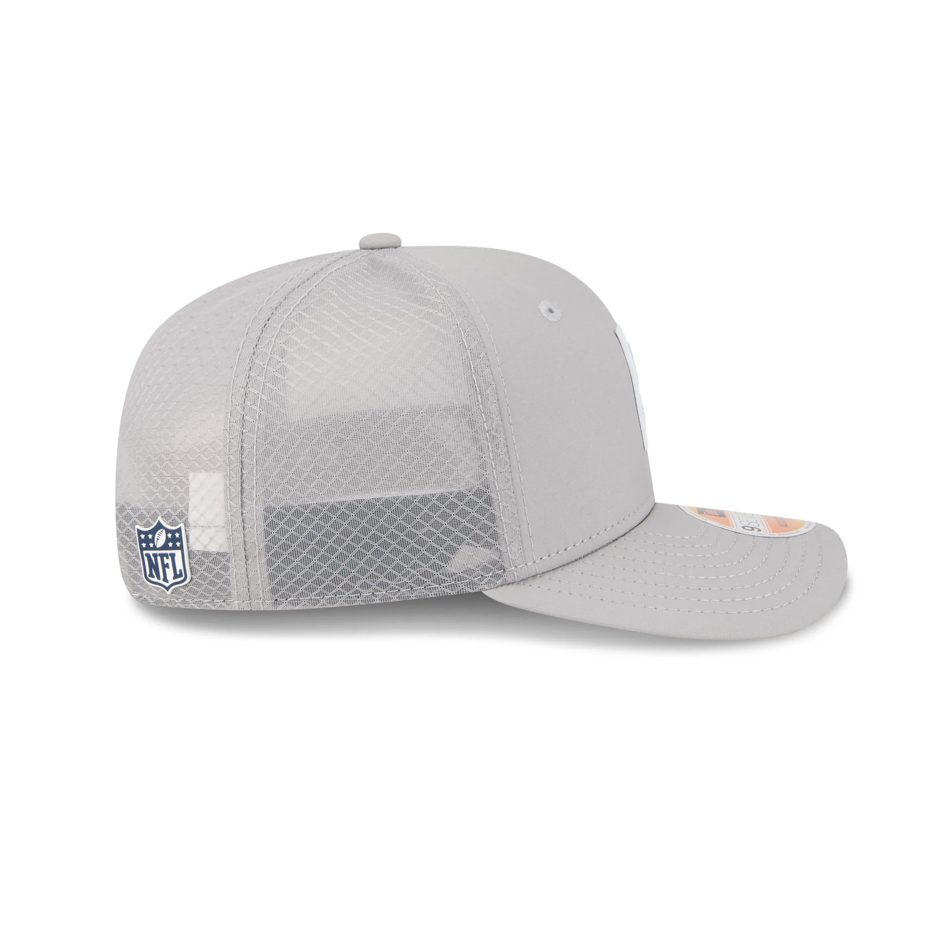 Tennessee Titans 2025 Sideline Hot Weather Gray 9SEVENTY Trucker Hat - Image 5