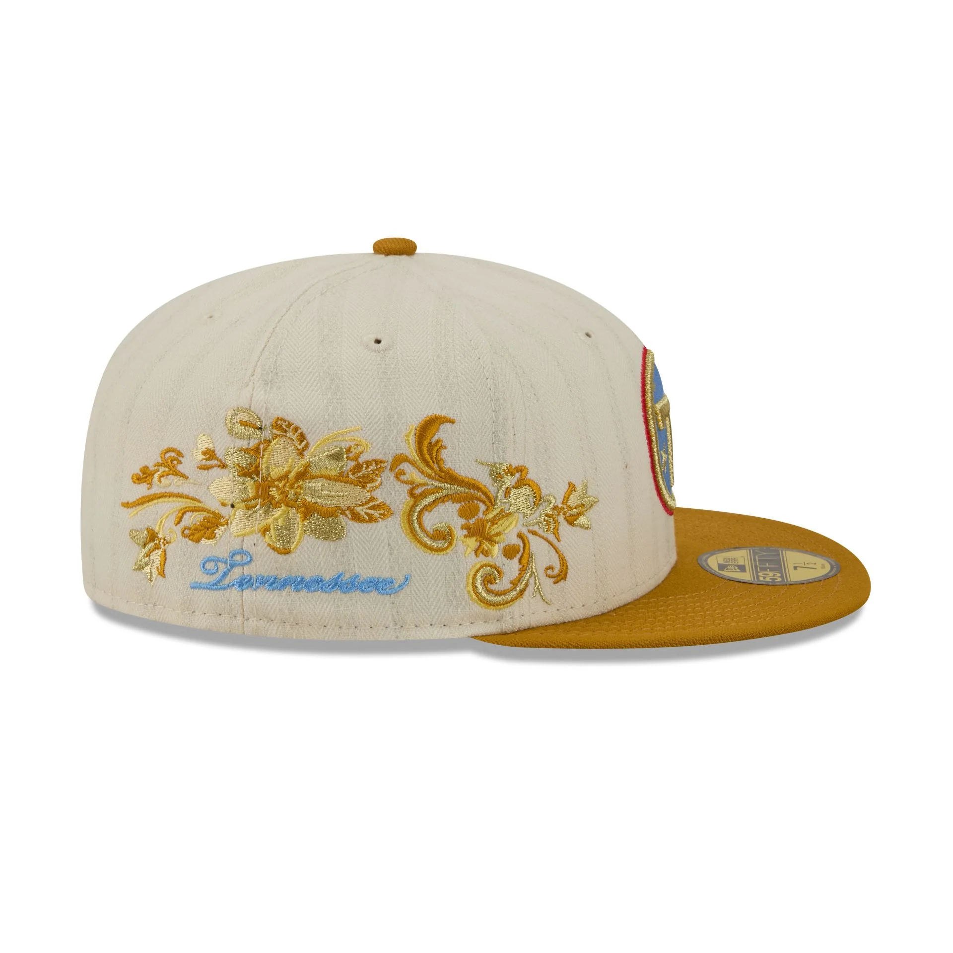 Tennessee Titans Chrome Herringbone 59FIFTY Fitted Hat - Image 4