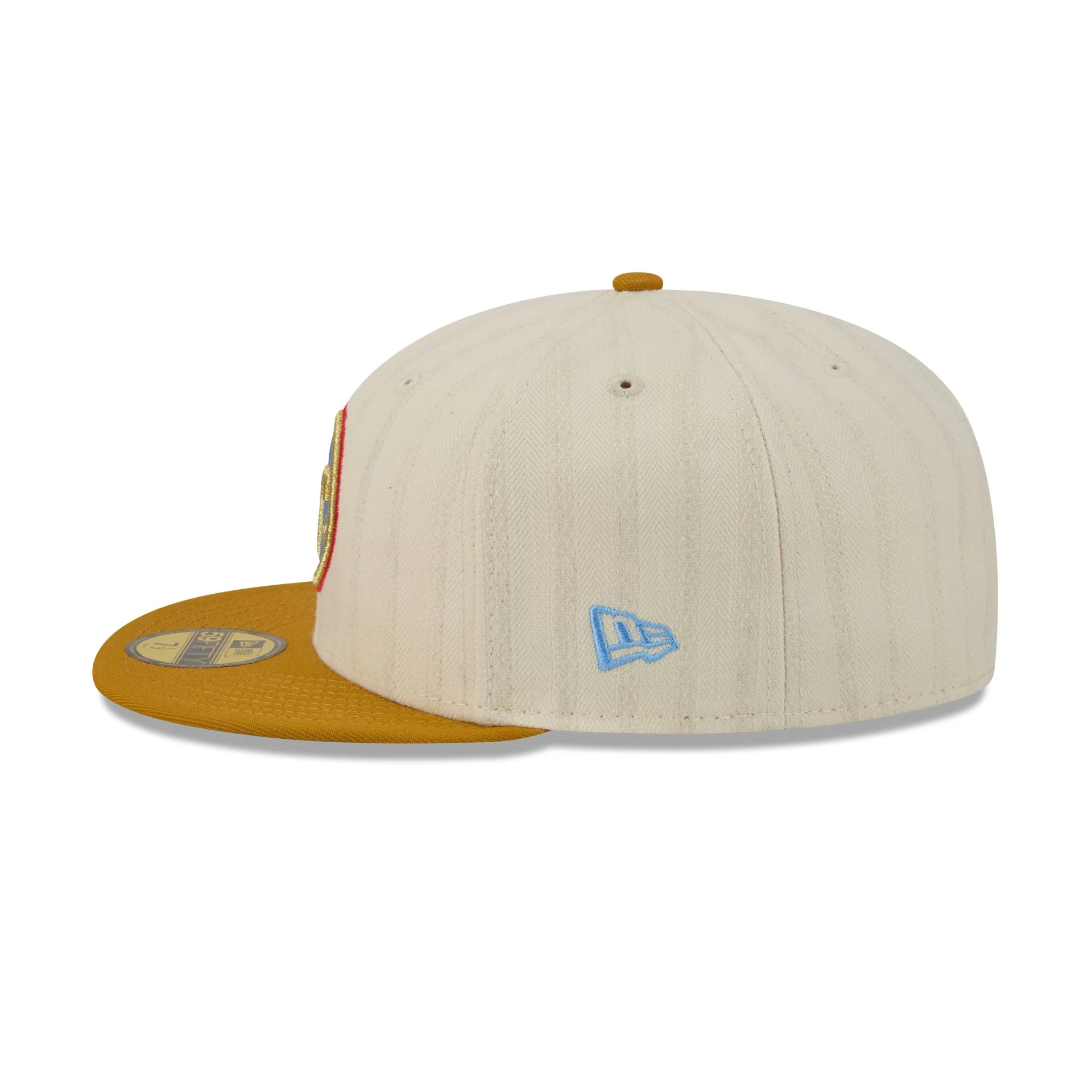 Tennessee Titans Chrome Herringbone 59FIFTY Fitted Hat - Image 5