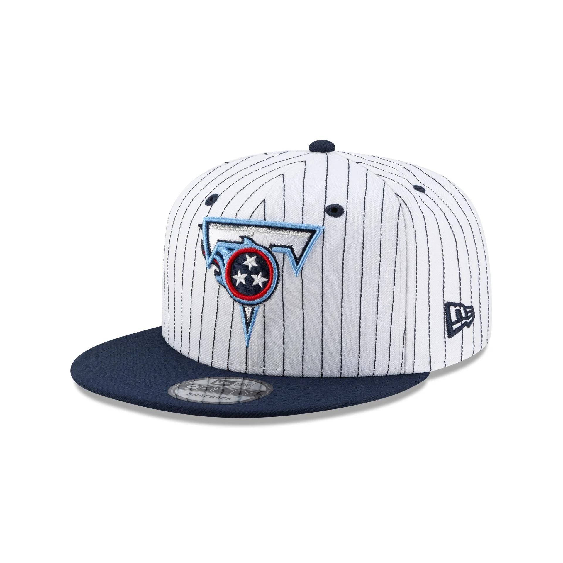 Tennessee Titans Deceptor Pinstripe 9FIFTY Snapback Hat - Image 3