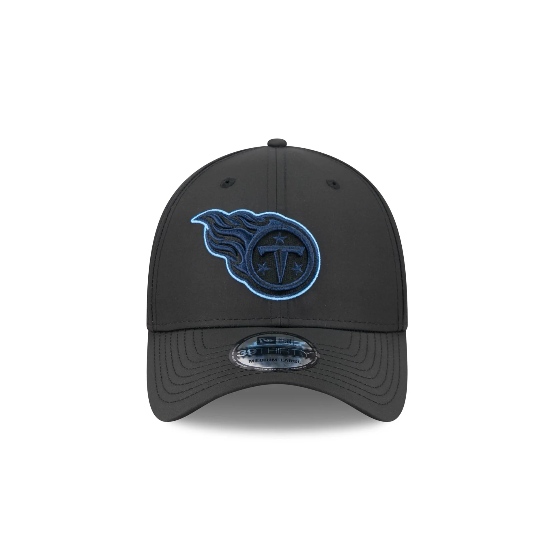 Tennessee Titans Night 39THIRTY Stretch Fit Hat - Image 2