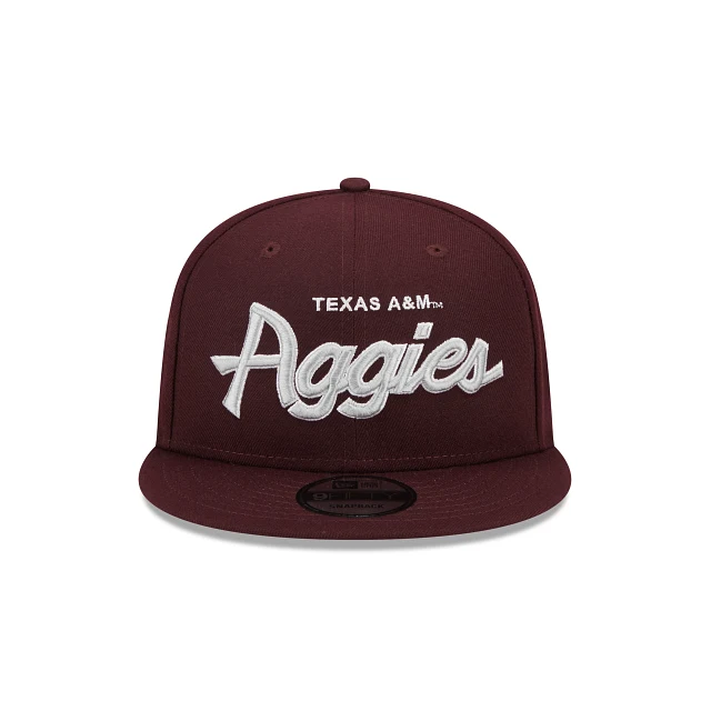 Texas A&M Aggies Script 9FIFTY Snapback Hat - Image 2