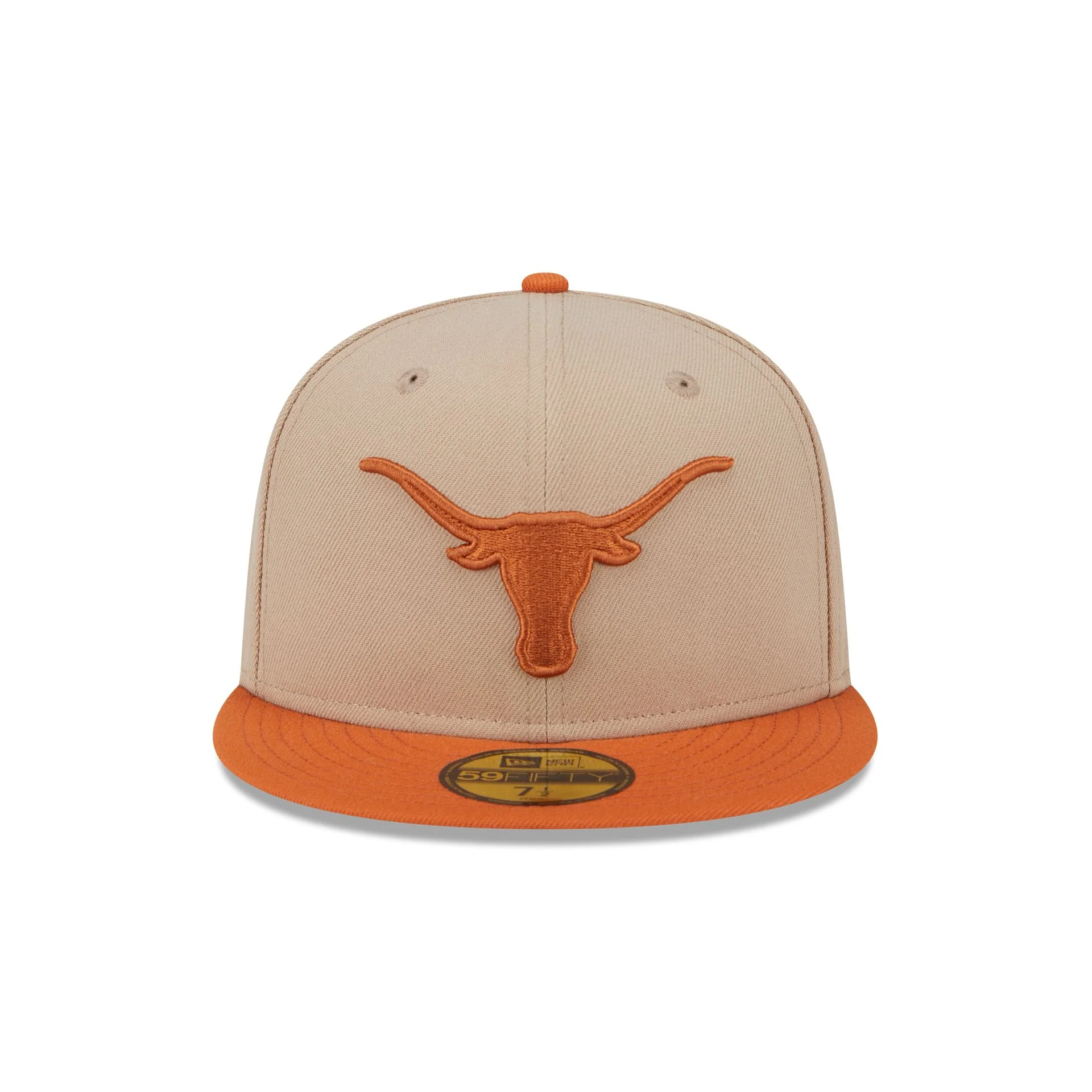 Texas Longhorns Camel 59FIFTY Fitted Hat - Image 2