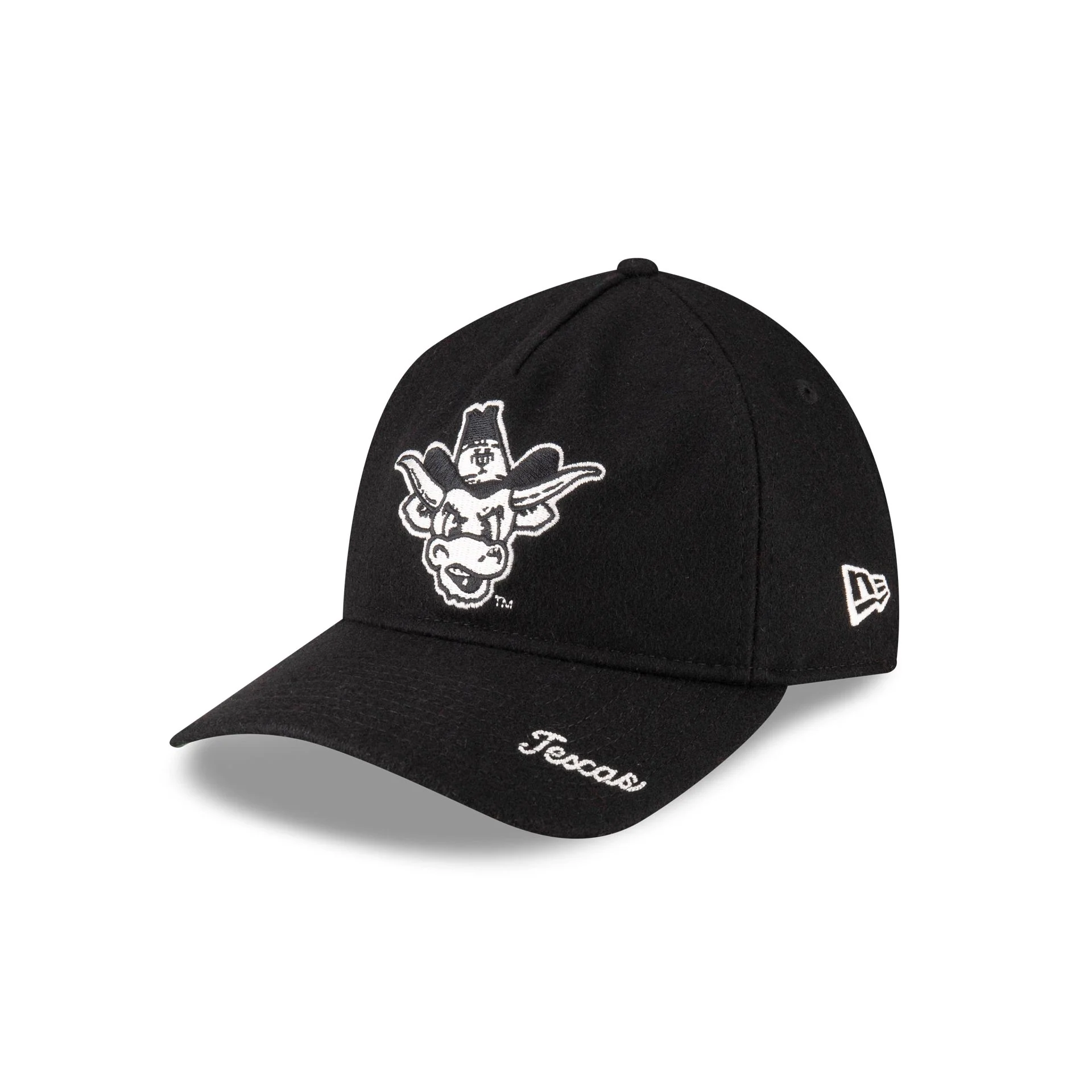 Texas Longhorns College Vault Wool Letterman 9TWENTY A-Frame Adjustable Hat Adjustable Hat - Image 3