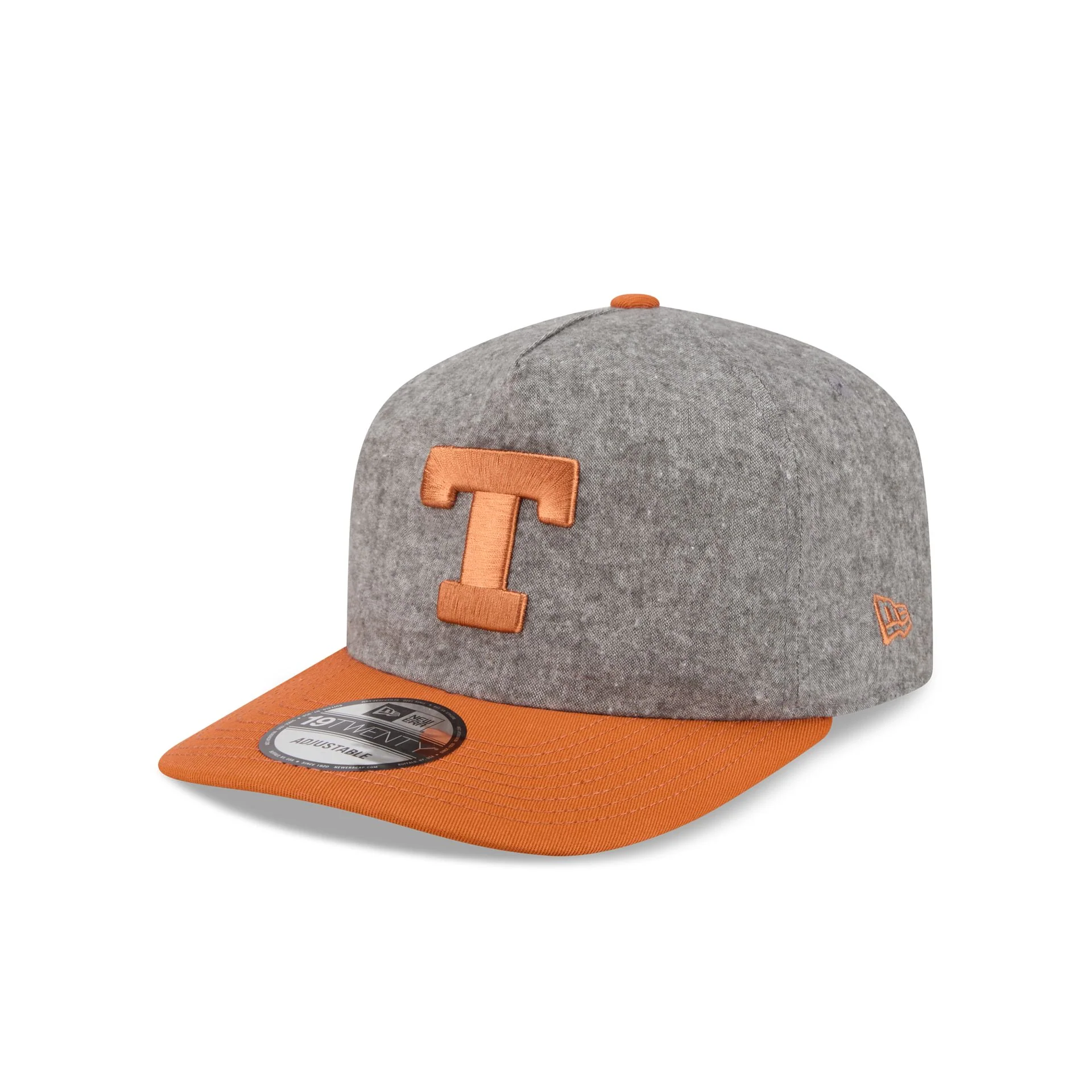 Texas Longhorns Collegiate Two-Tone Chambray 19TWENTY Snapback Hat - Image 3