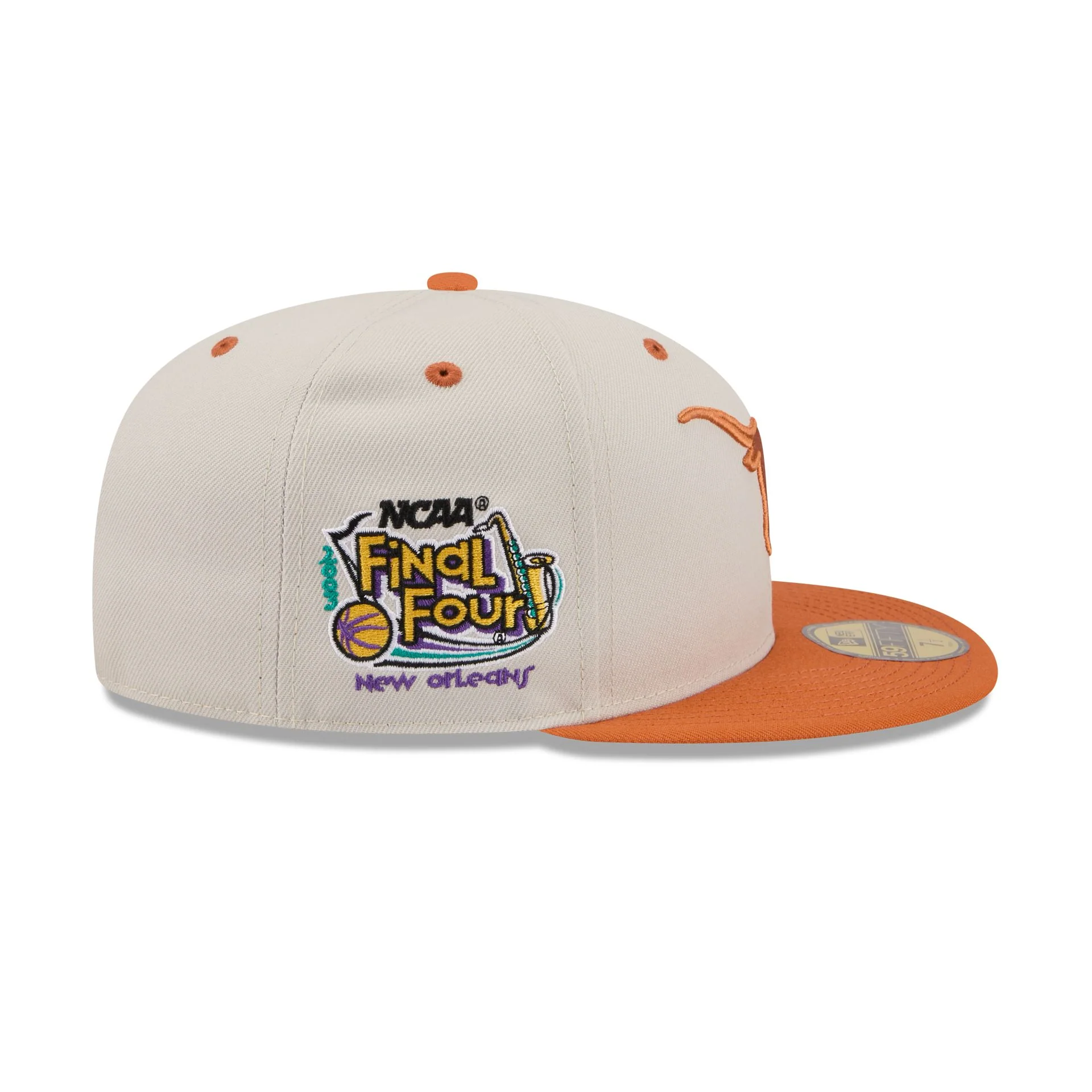 Texas Longhorns Collegiate Two-Tone Chrome 59FIFTY Fitted Hat - Image 4