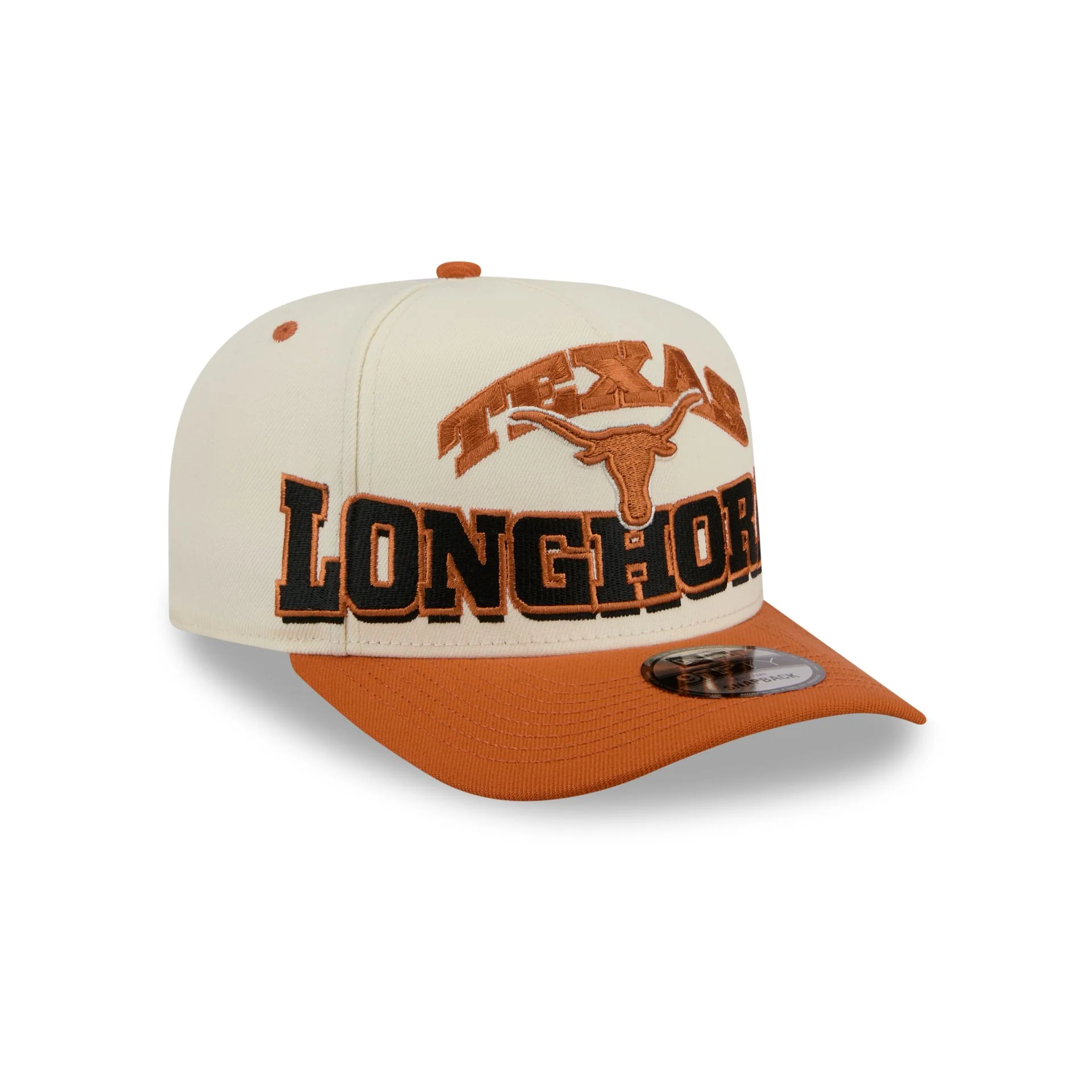 Texas Longhorns March Madness Chrome 9FIFTY A-Frame Snapback Hat - Image 3
