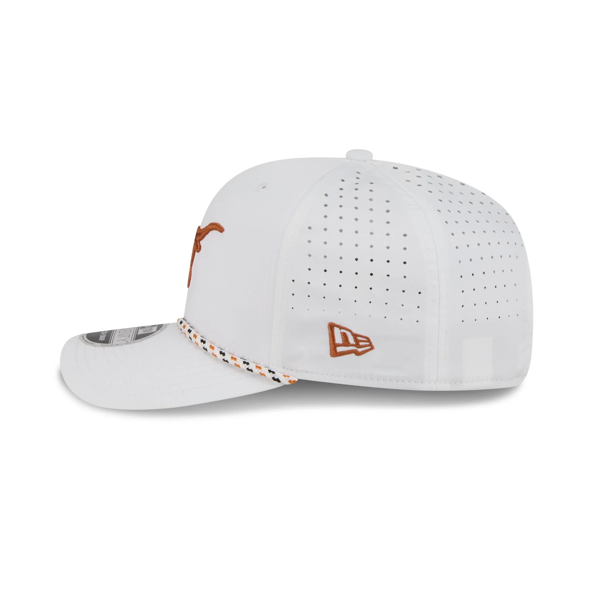 Texas Longhorns Optic White Performance Rope 9SEVENTY Stretch-Snap Hat - Image 4