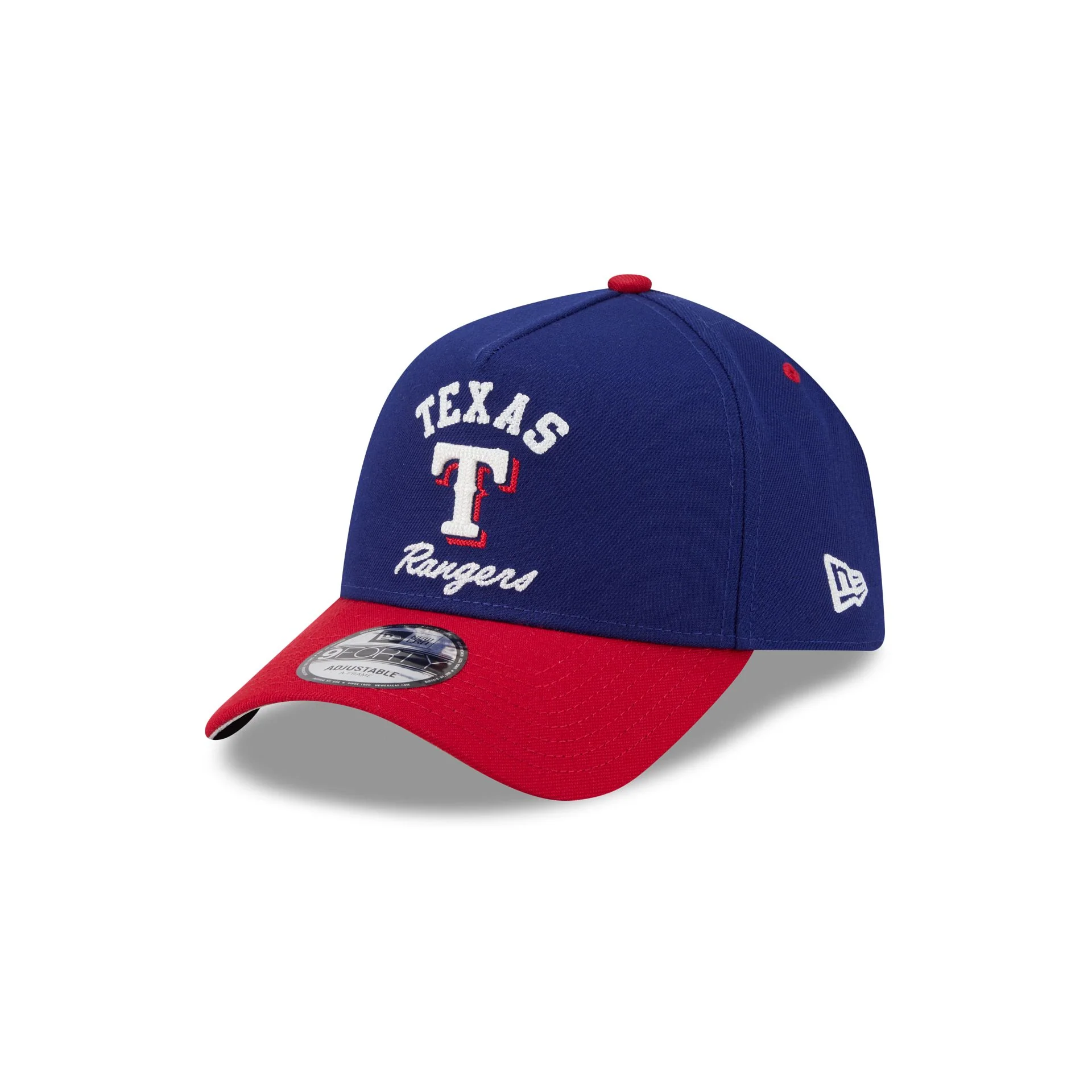 Texas Rangers Arched 9FORTY A-Frame Snapback Hat - Image 3