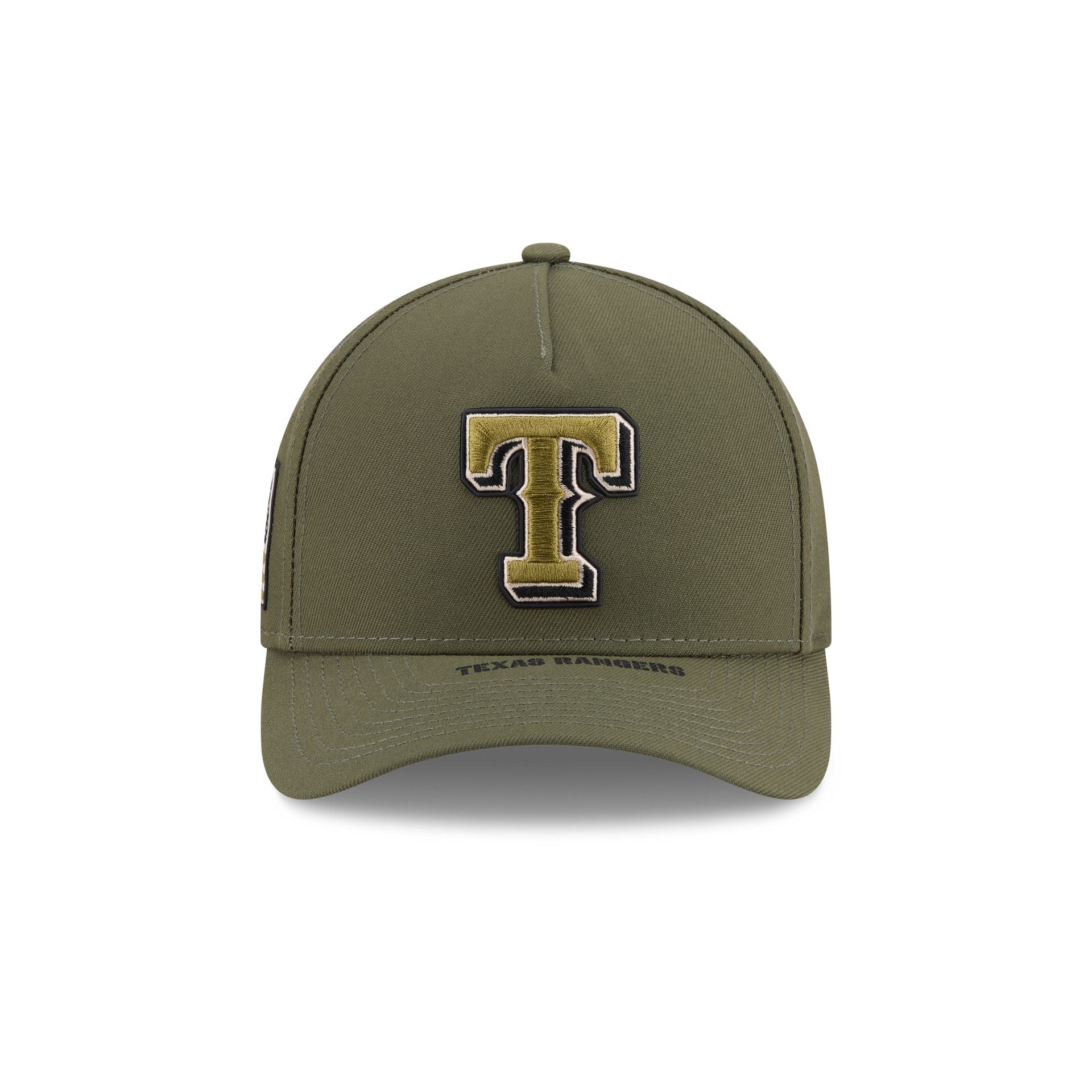 Texas Rangers Armed Forces Day 2026 9FORTY M-Crown A-Frame Snapback Hat - Image 2