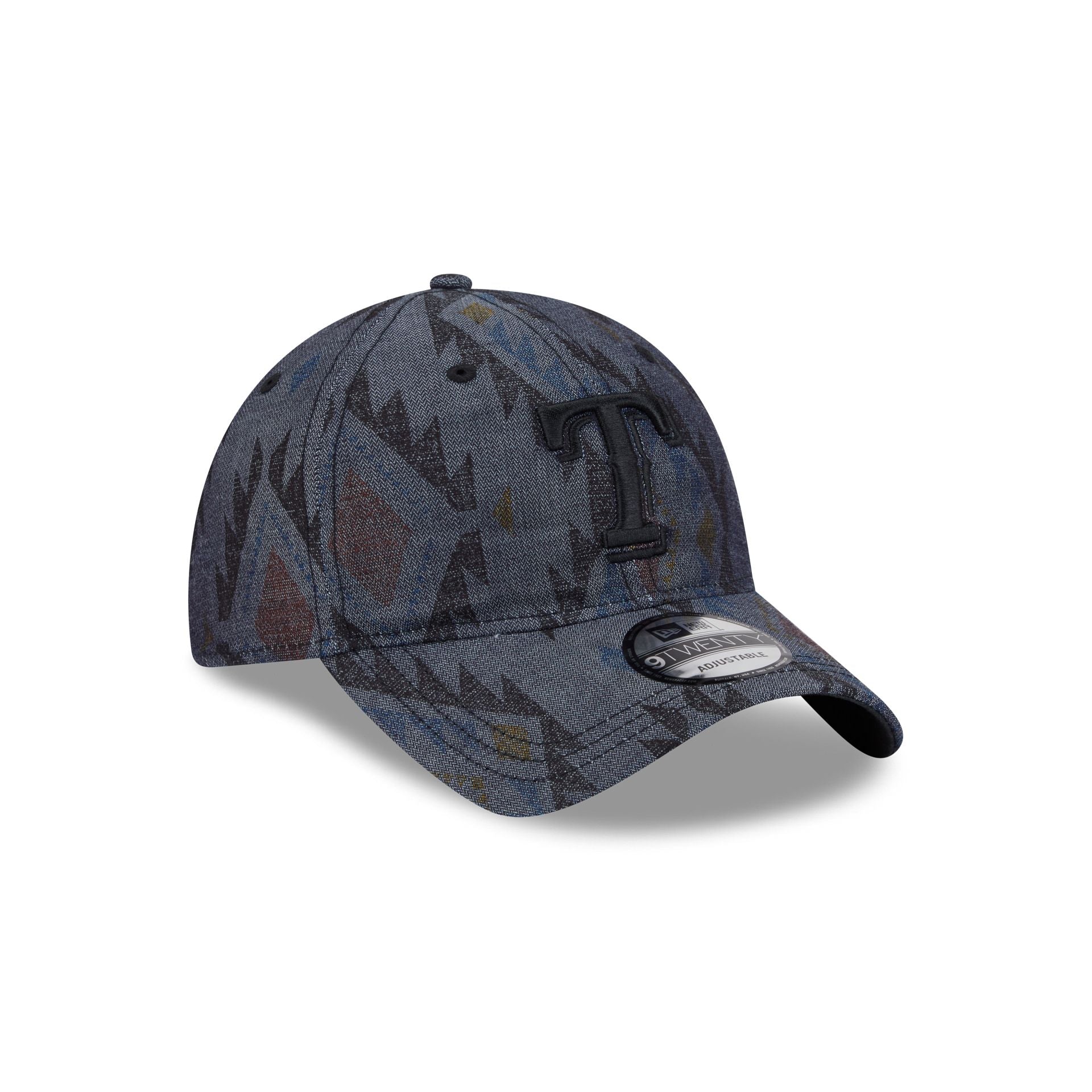Texas Rangers Aztec Pattern 9TWENTY Adjustable Hat - Image 3