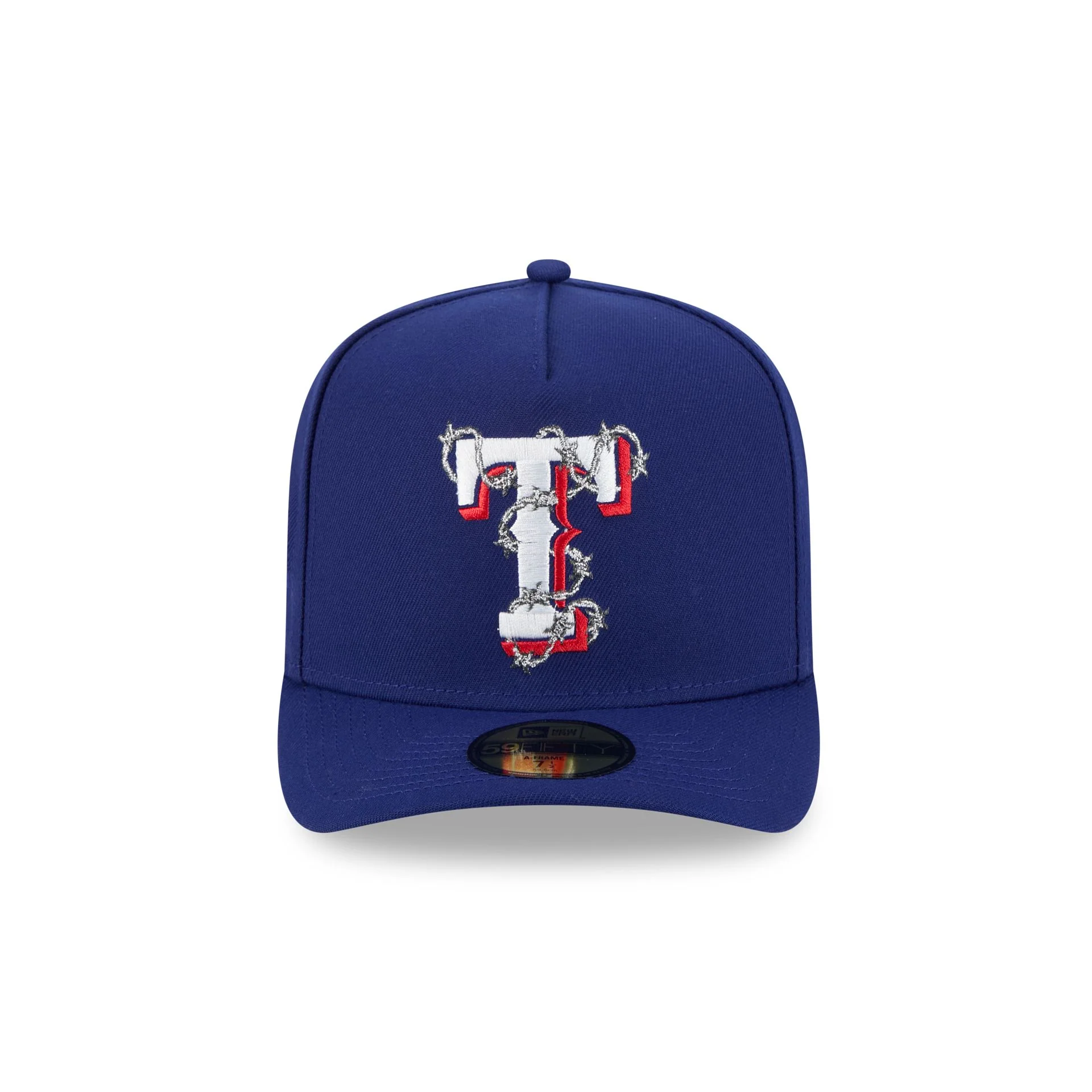 Texas Rangers Barbed Wire 59FIFTY A-Frame Fitted Hat - Image 2