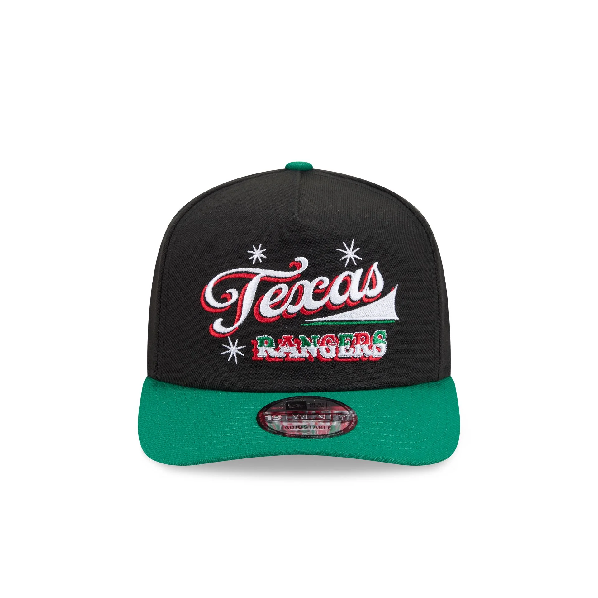 Texas Rangers Cinco de Mayo Black 19TWENTY Adjustable Hat - Image 2