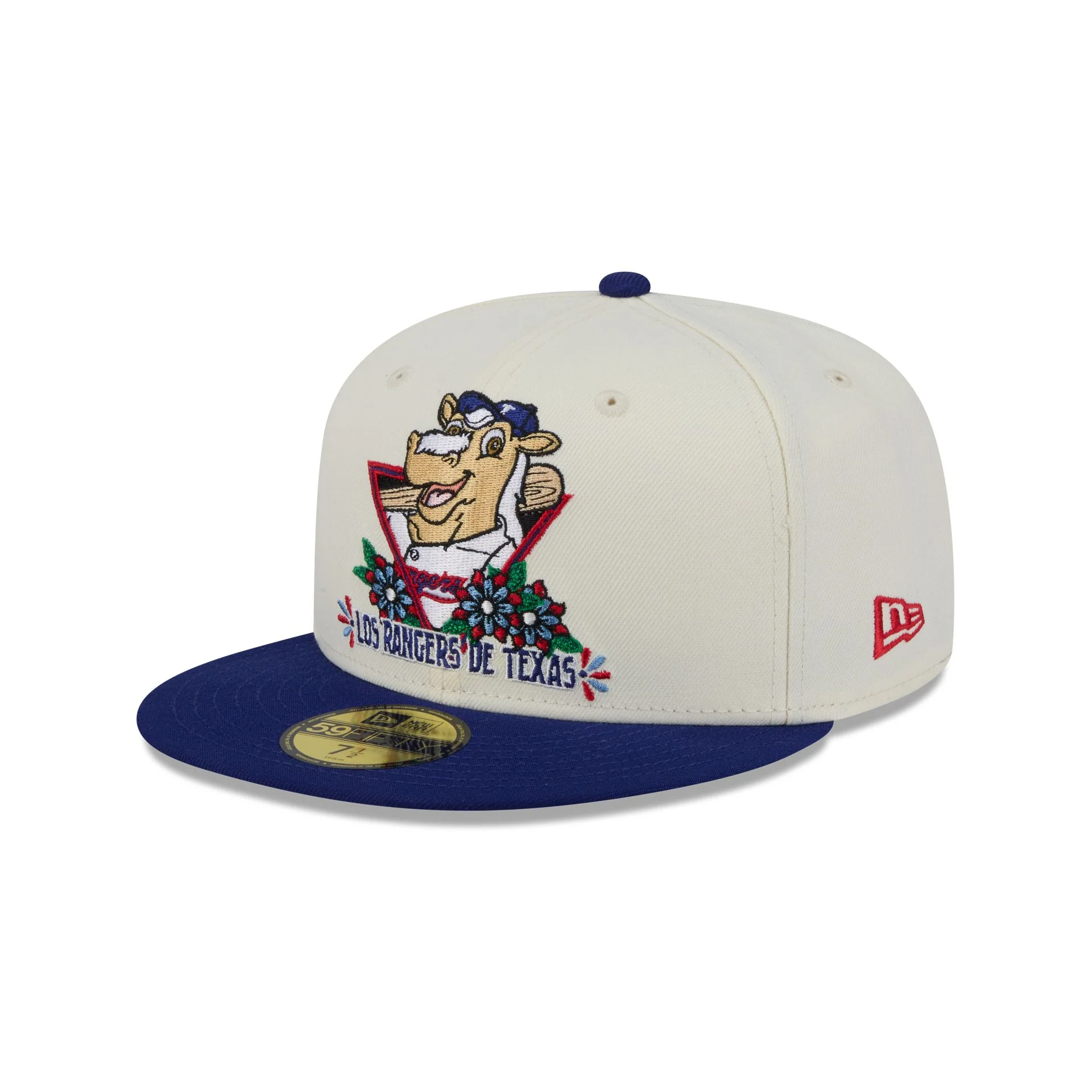 Texas Rangers Day of the Dead Sugar Skull Mascot 59FIFTY Fitted Hat - Image 3
