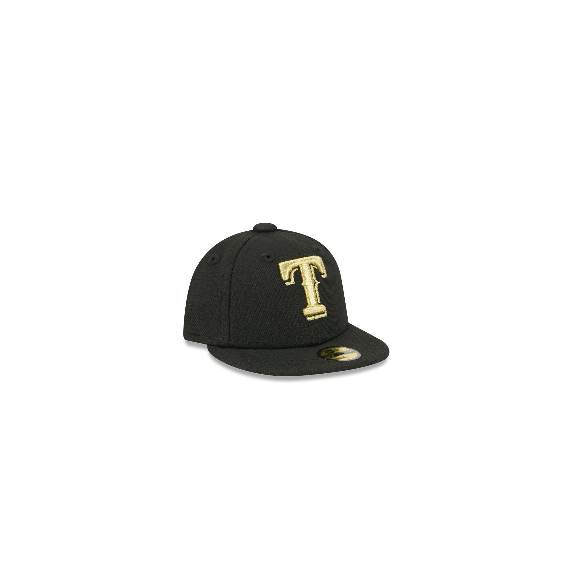Texas Rangers Gold Logo Mini 59FIFTY Fitted Hat - Image 3