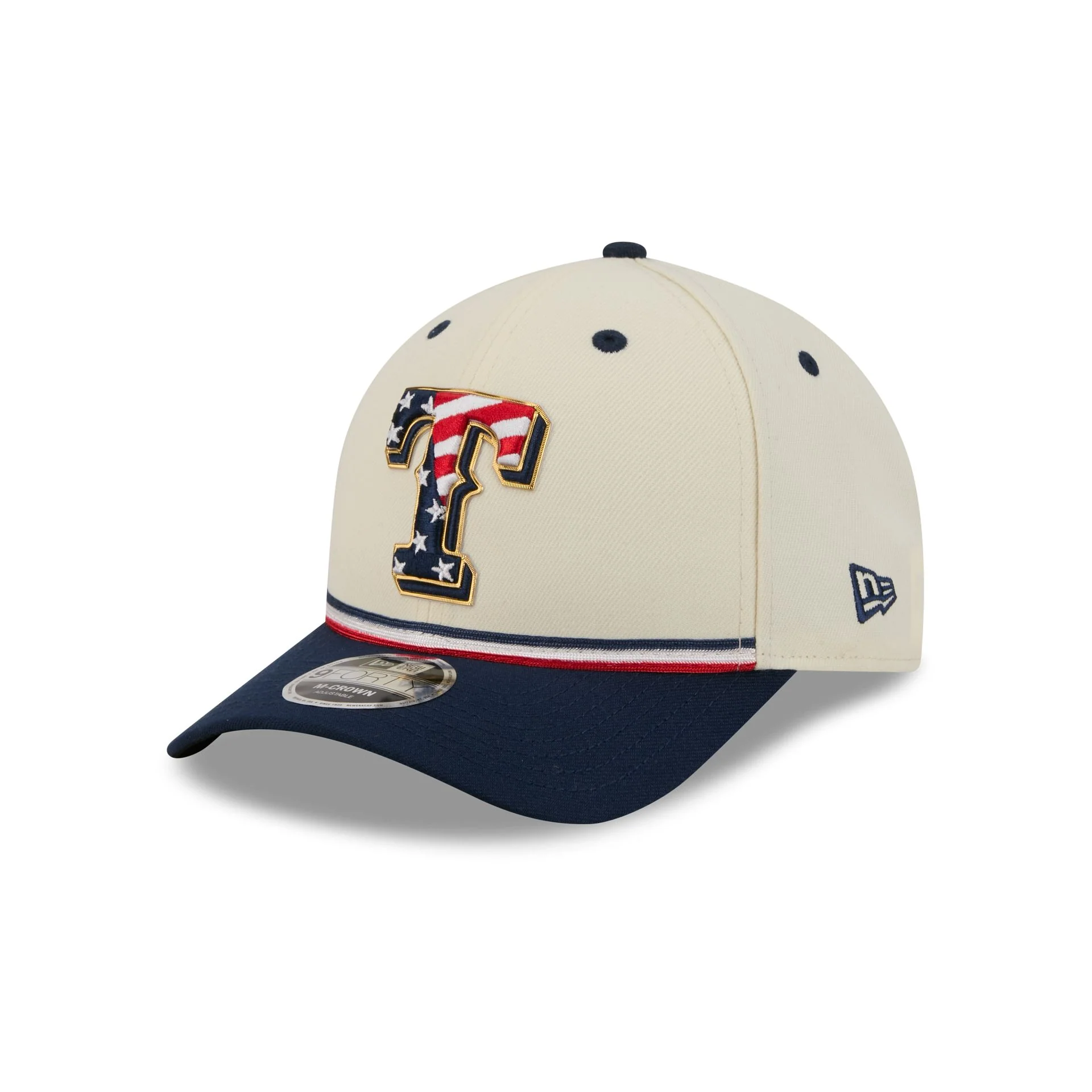 Texas Rangers Independence Day 2026 9FORTY M-Crown Snapback Hat - Image 3