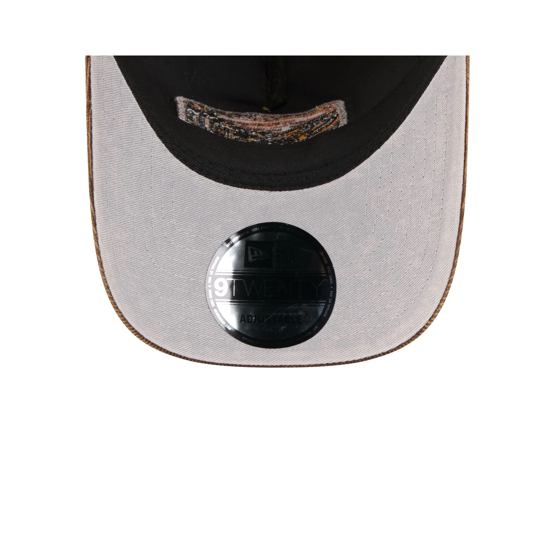 Texas Rangers Vintage Landscape Brown 9TWENTY A-Frame Trucker Hat - Image 7
