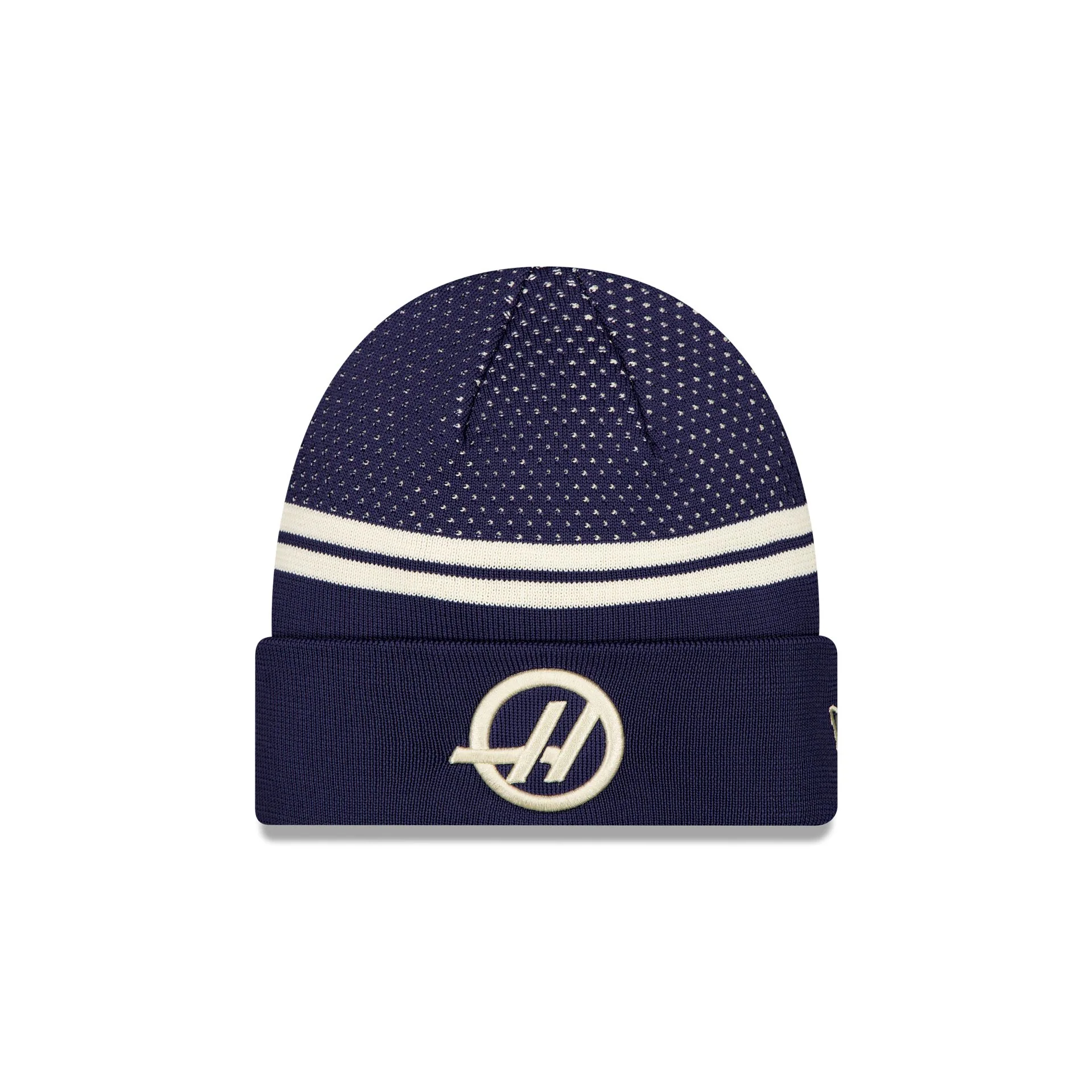 TGR Haas F1 Team Light Navy Cuff Knit Beanie