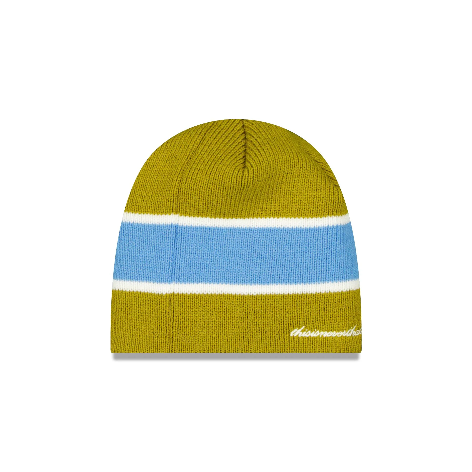thisisneverthat® x New York Yankees Skull Knit Olive Hat - Image 3