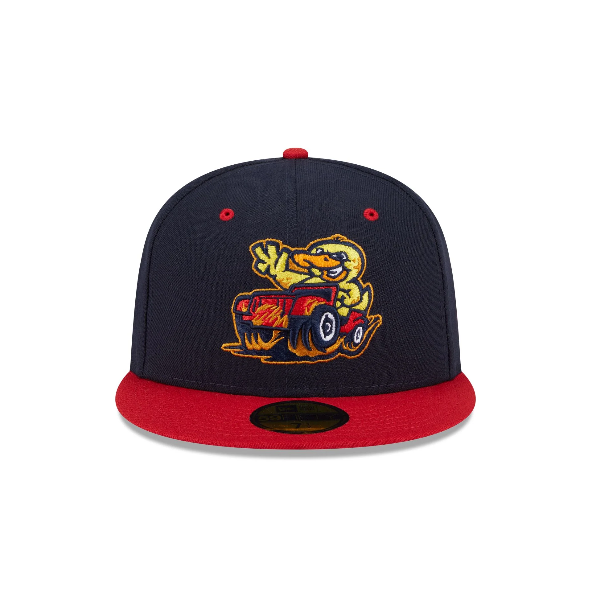 Toledo Mud Hens Theme Night Navy 59FIFTY Fitted Hat - Image 2