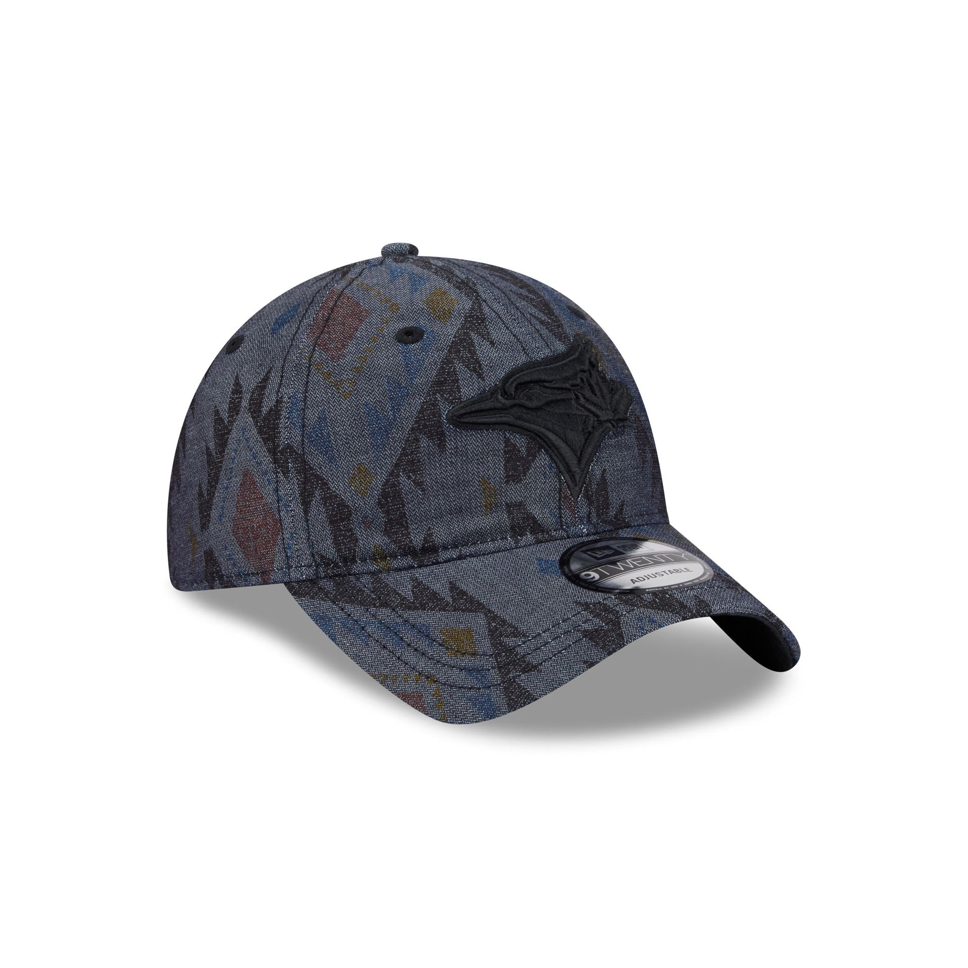 Toronto Blue Jays Aztec Pattern 9TWENTY Adjustable Hat - Image 3