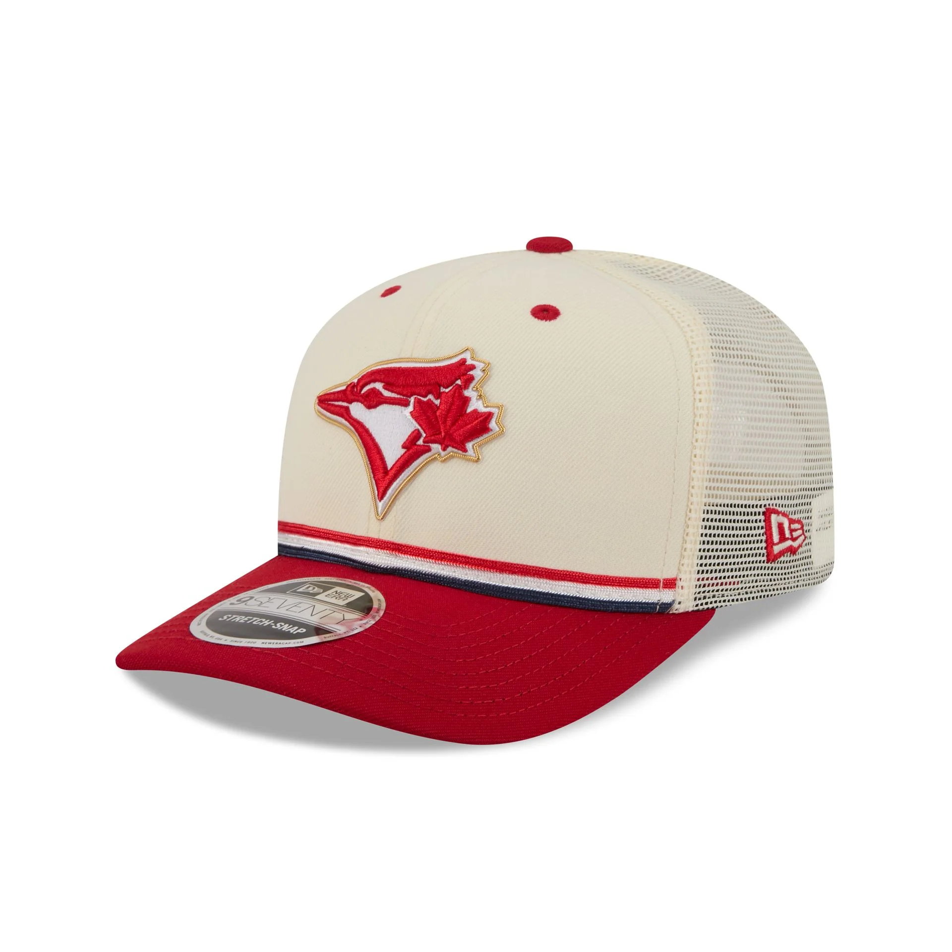 Toronto Blue Jays Canada Day 2026 9SEVENTY Trucker Hat - Image 3
