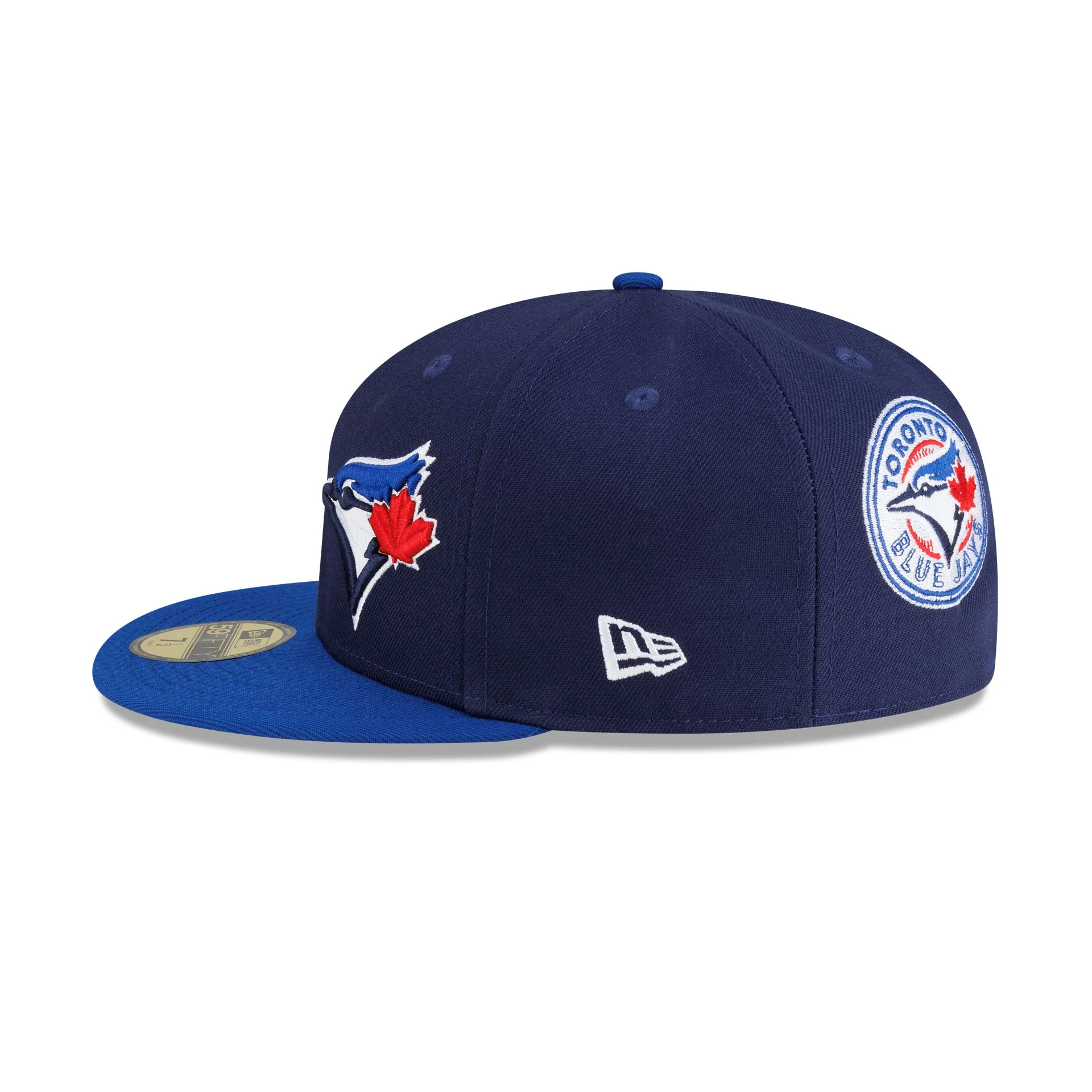 Toronto Blue Jays Premium Multi Logo 59FIFTY Fitted Hat - Image 5