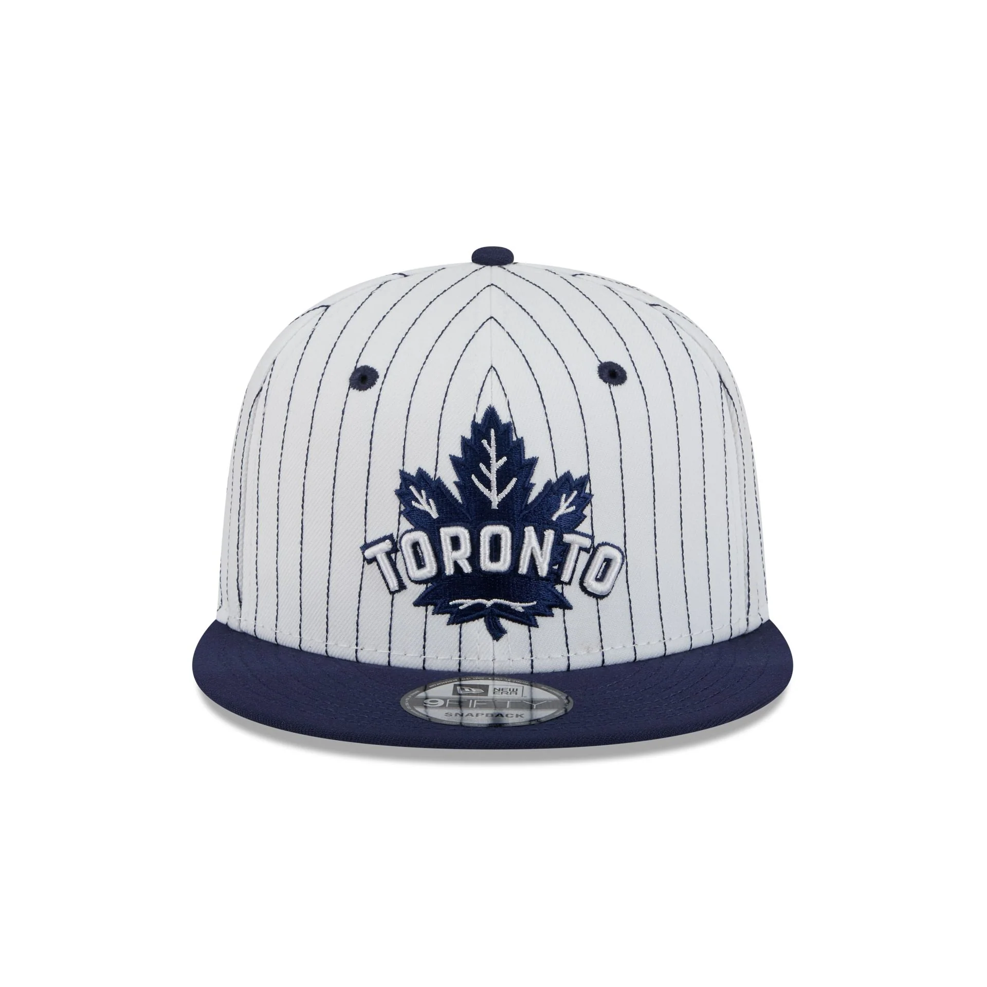 Toronto Maple Leafs Deceptor Pinstripe 9FIFTY Snapback Hat - Image 2