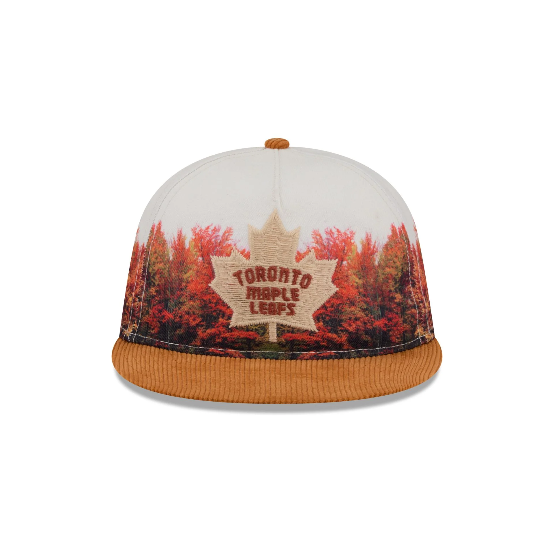 Toronto Maple Leafs Fall Forest Retro Crown 9FIFTY Adjustable Hat - Image 2