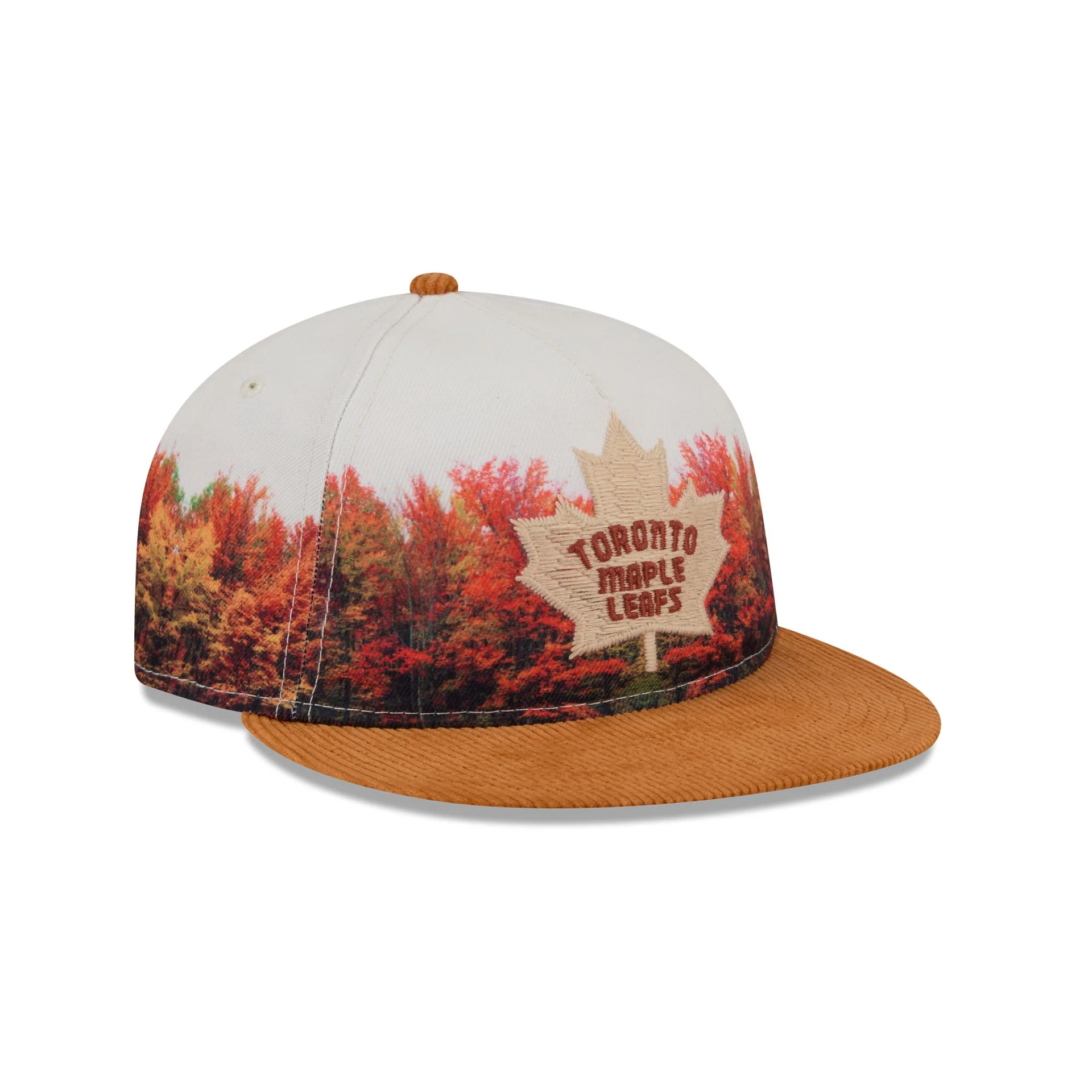 Toronto Maple Leafs Fall Forest Retro Crown 9FIFTY Adjustable Hat - Image 3