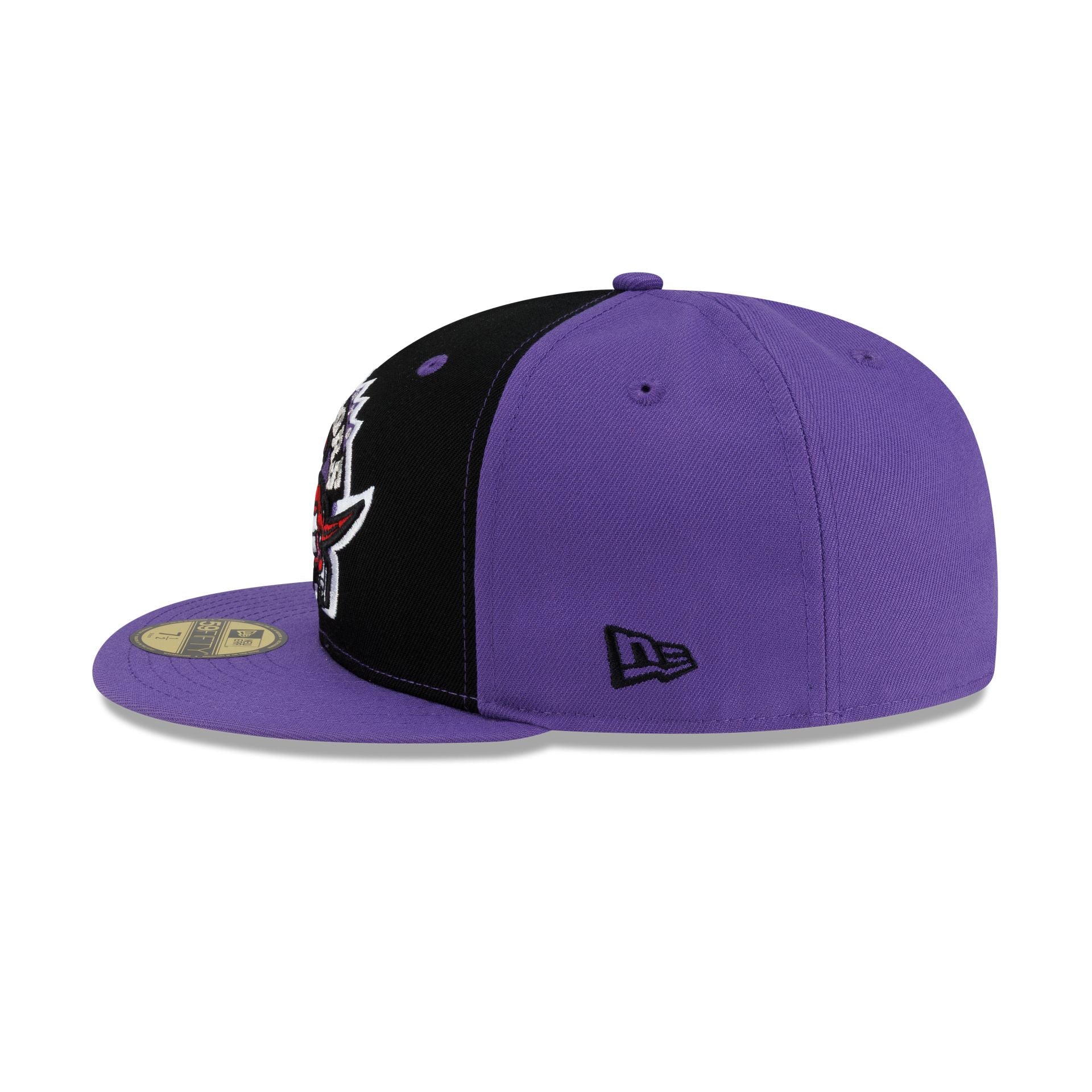 Toronto Raptors Hardwood Classics 2000s 59FIFTY Fitted Hat - Image 4