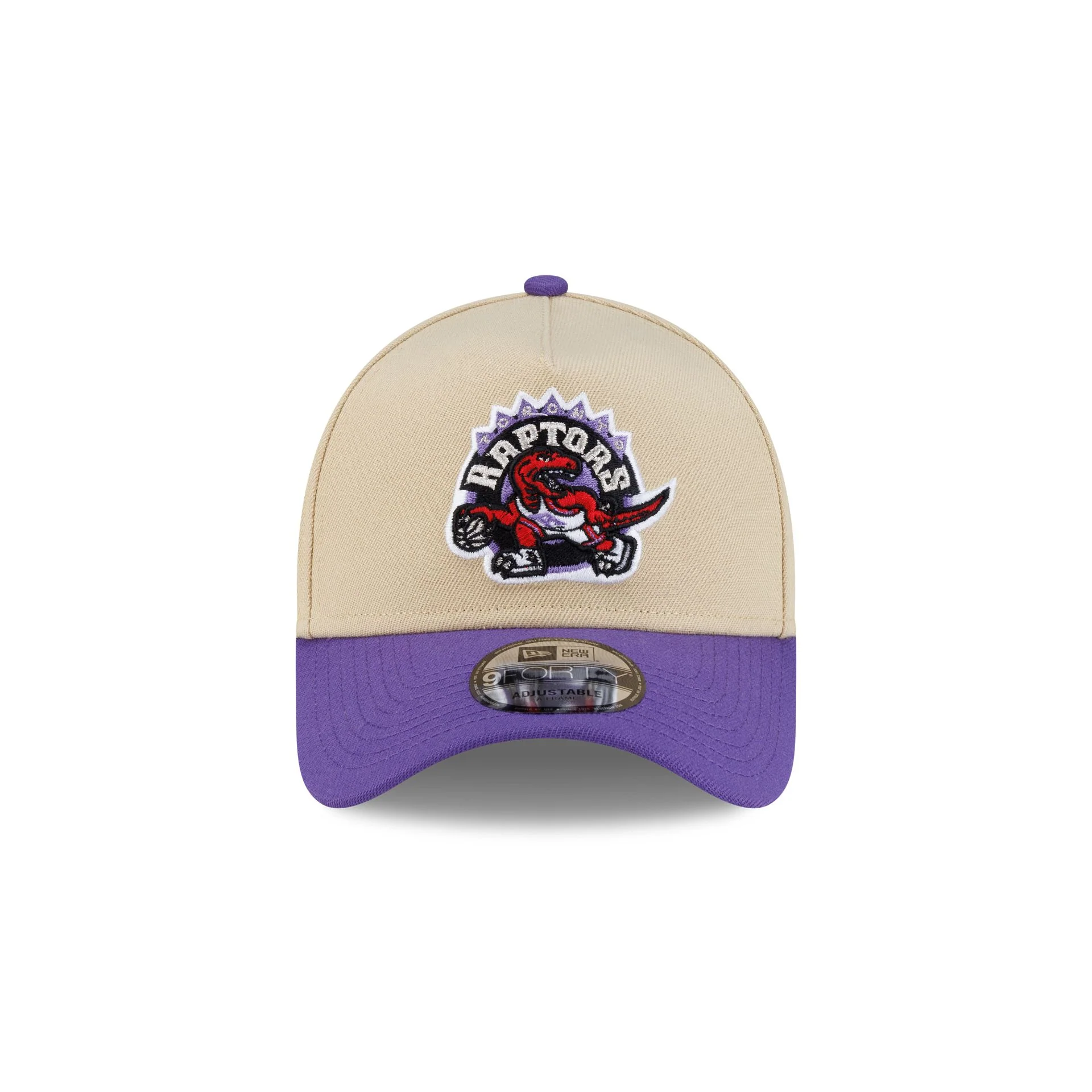 Toronto Raptors Hardwood Classics 2000s Gold 9FORTY A-Frame Snapback Hat - Image 2