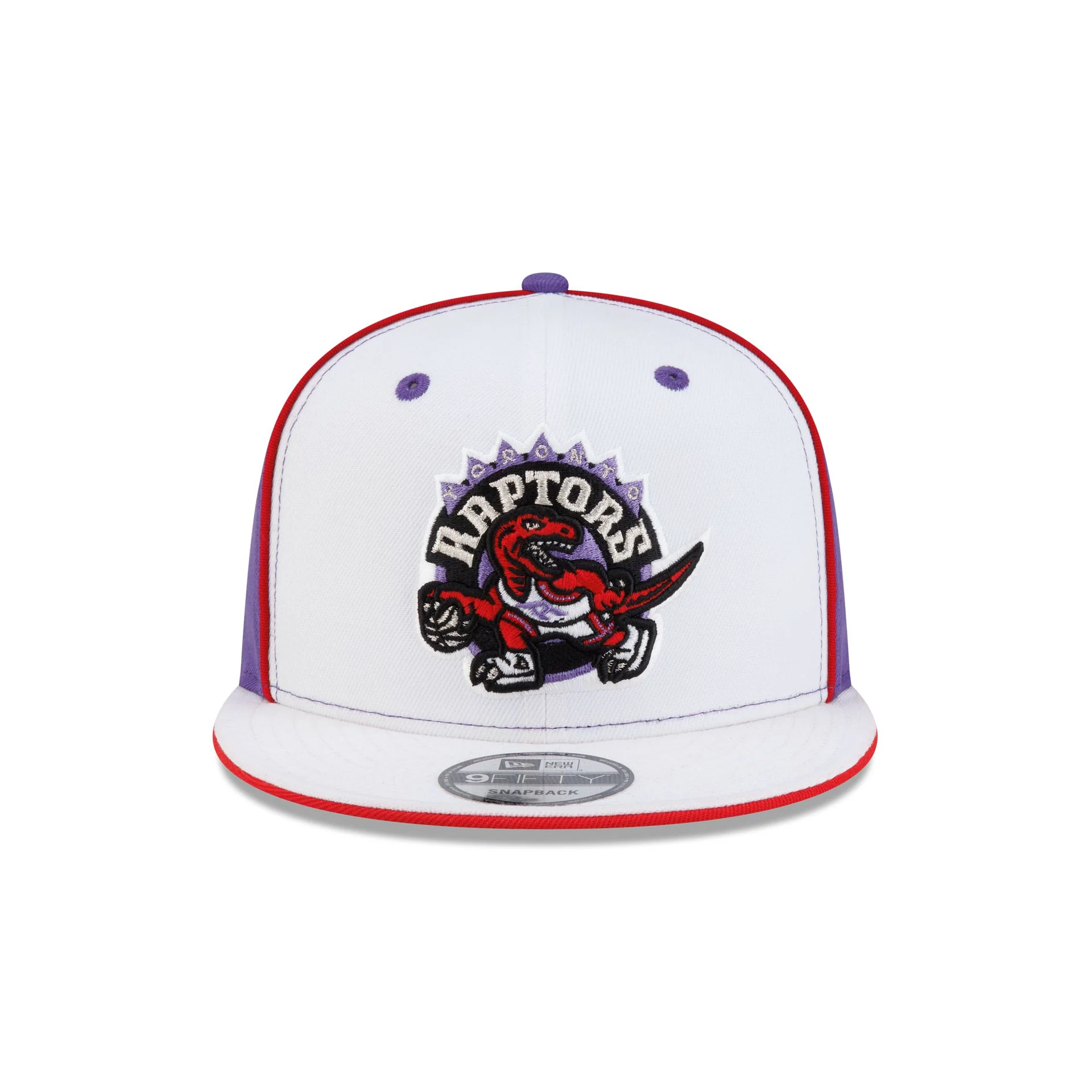 Toronto Raptors Hardwood Classics 2000s Optic White Flip 9FIFTY Snapback Hat - Image 2