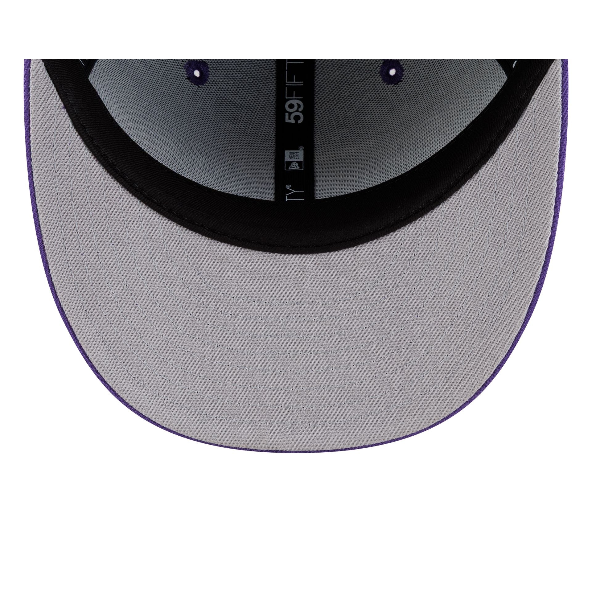 Toronto Raptors Hardwood Classics 90s Script 59FIFTY Fitted Hat - Image 7