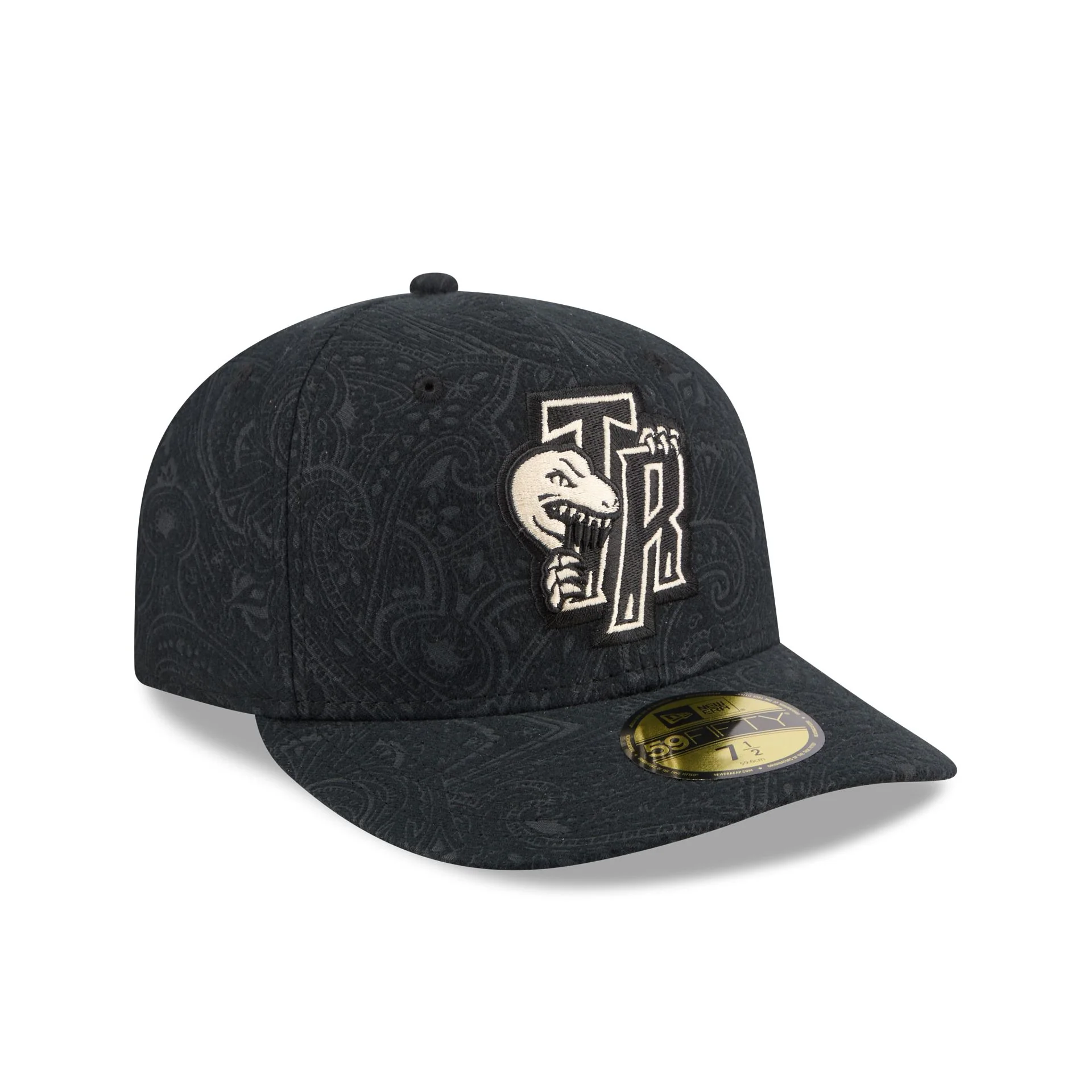 Toronto Raptors Three Looms Brushed Cotton 59FIFTY Fitted Hat - Image 3