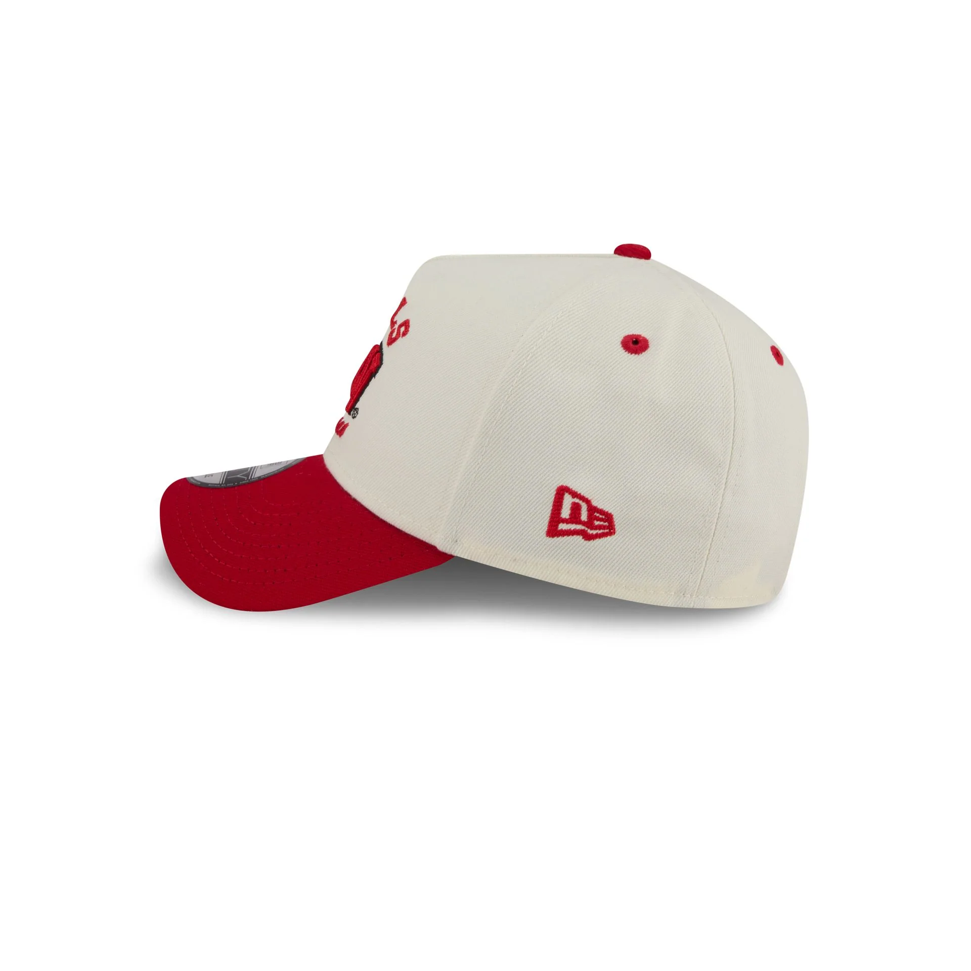 UNLV Runnin' Rebels Chrome White Arched 9FORTY A-Frame Snapback Hat - Image 5